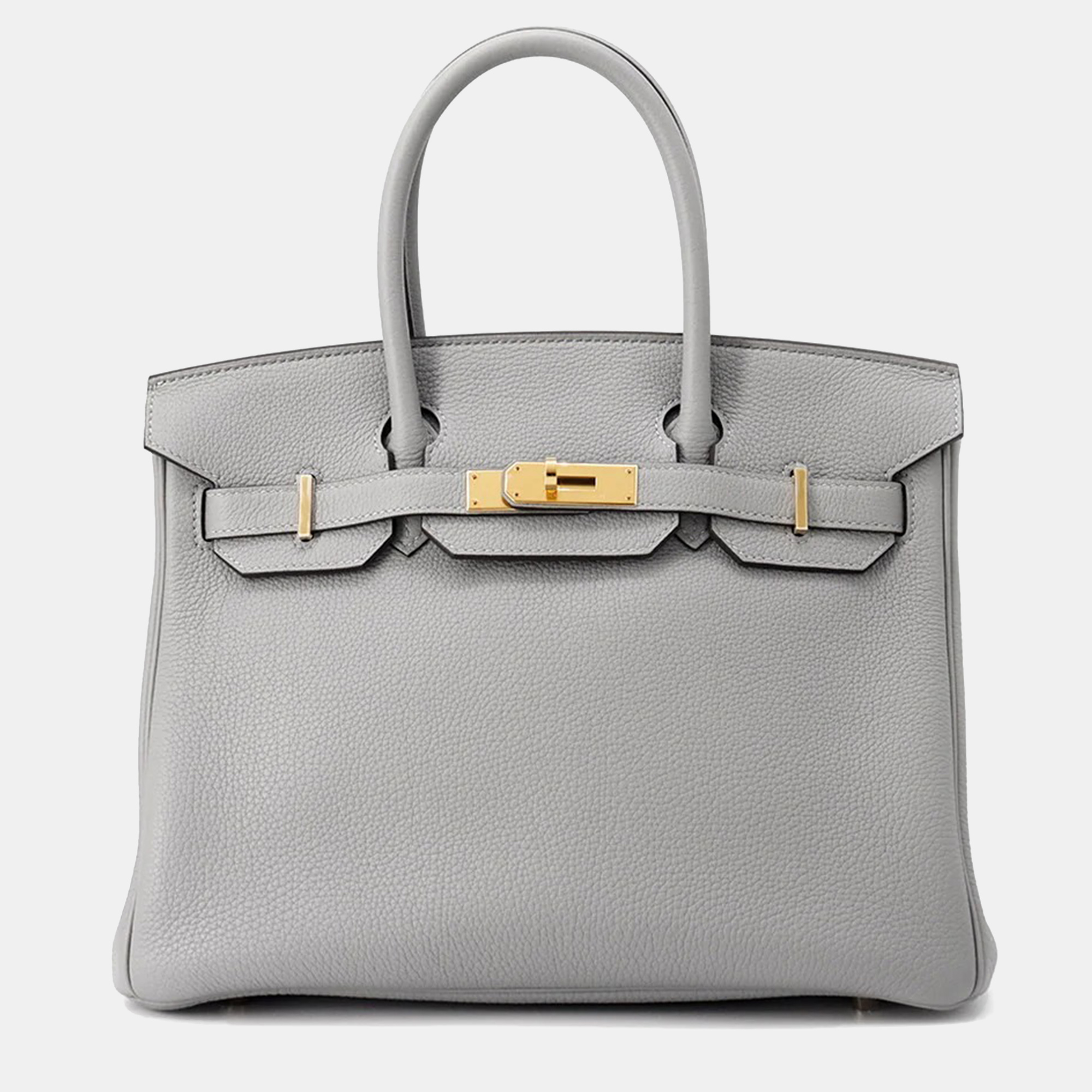 

Hermes Birkin 30 Gris Mouette Togo Leather Handbag, Grey