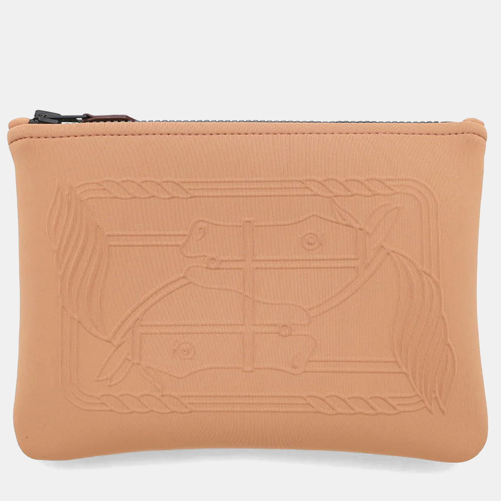 

Hermes Neoban Cadrige PM Terre Nylon Polyurethane Tote Bag, Beige