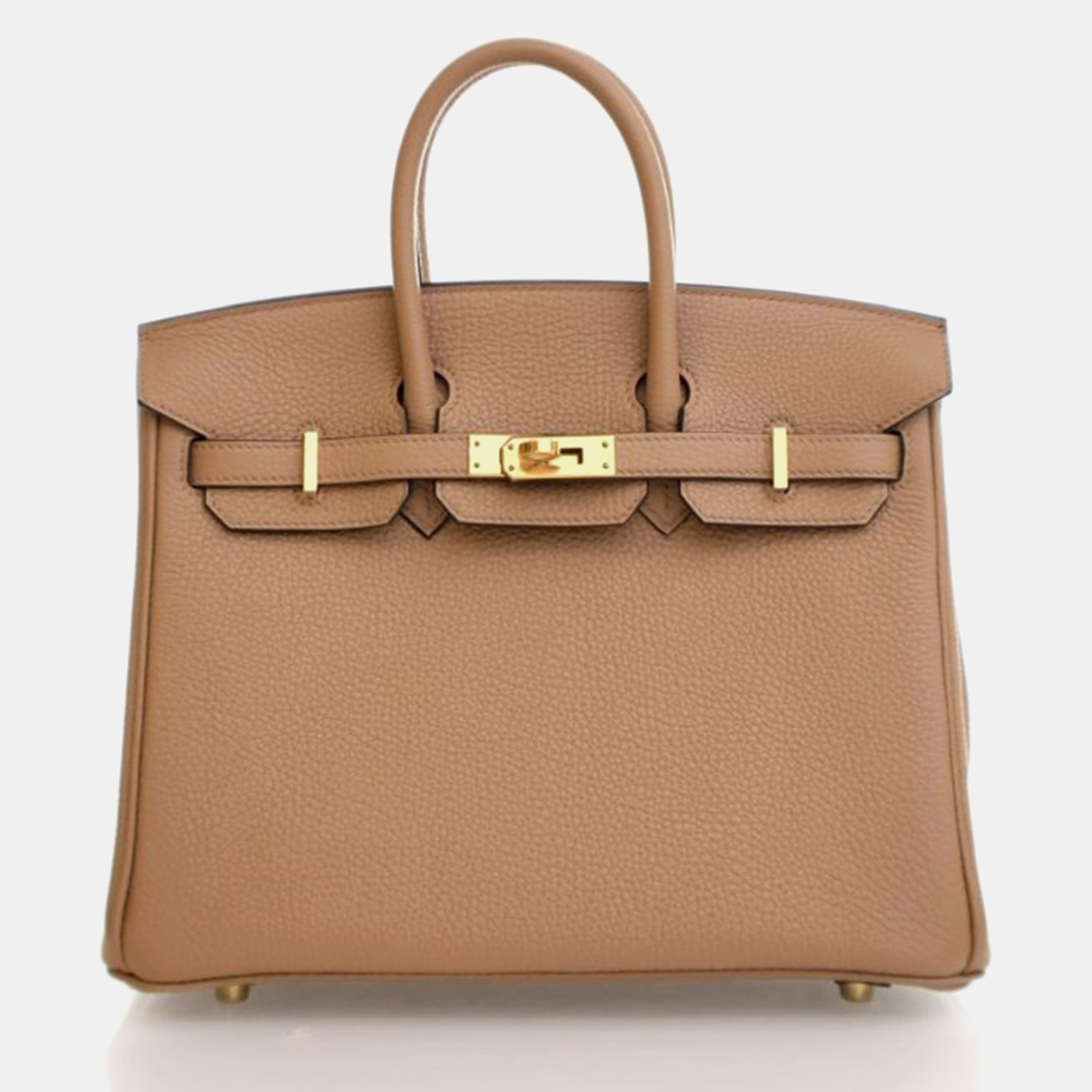 

Hermes Birkin 25 Chai Togo Leather Handbag, Brown