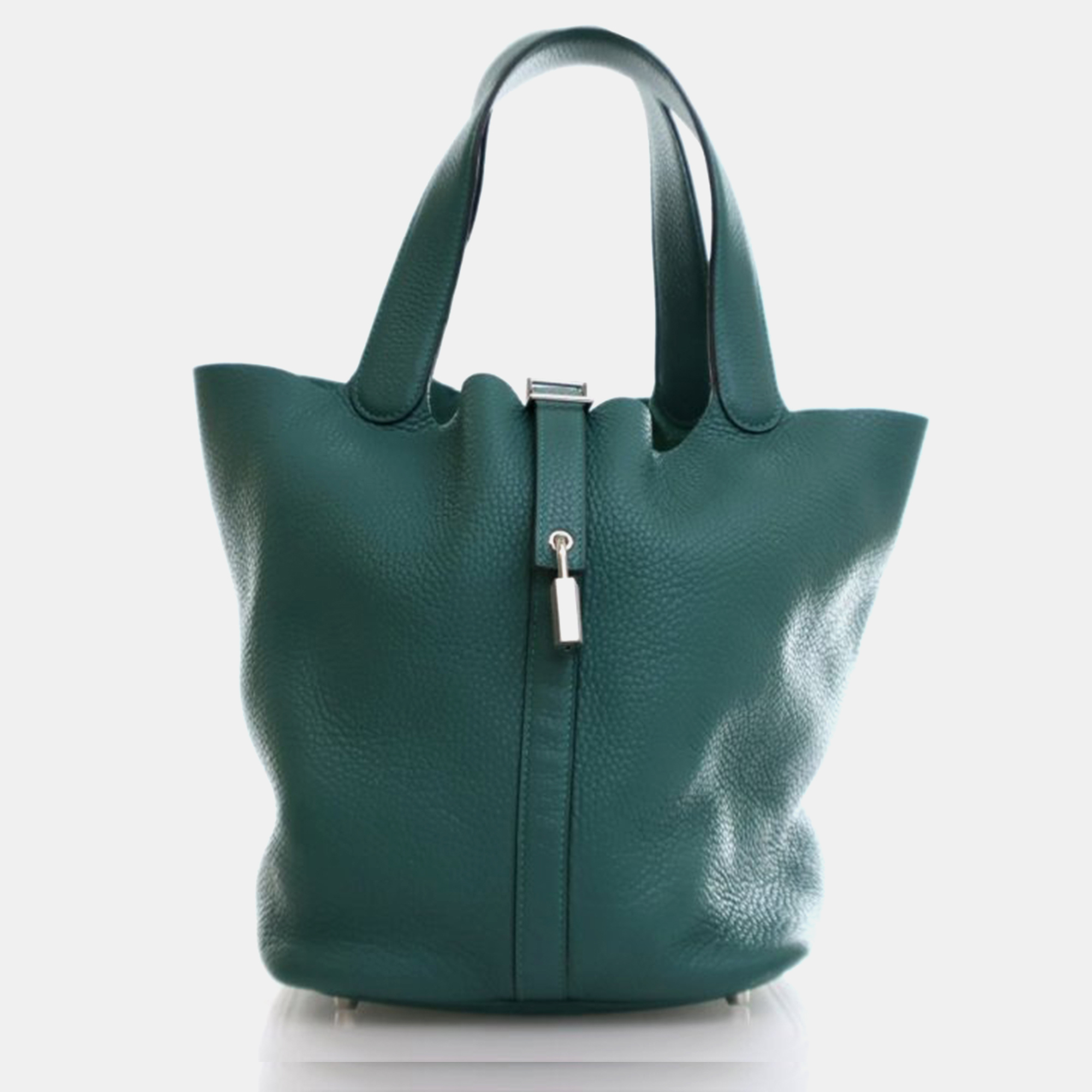 

Hermes Picotin 26 Green Clemence Leather Shoulder Bag