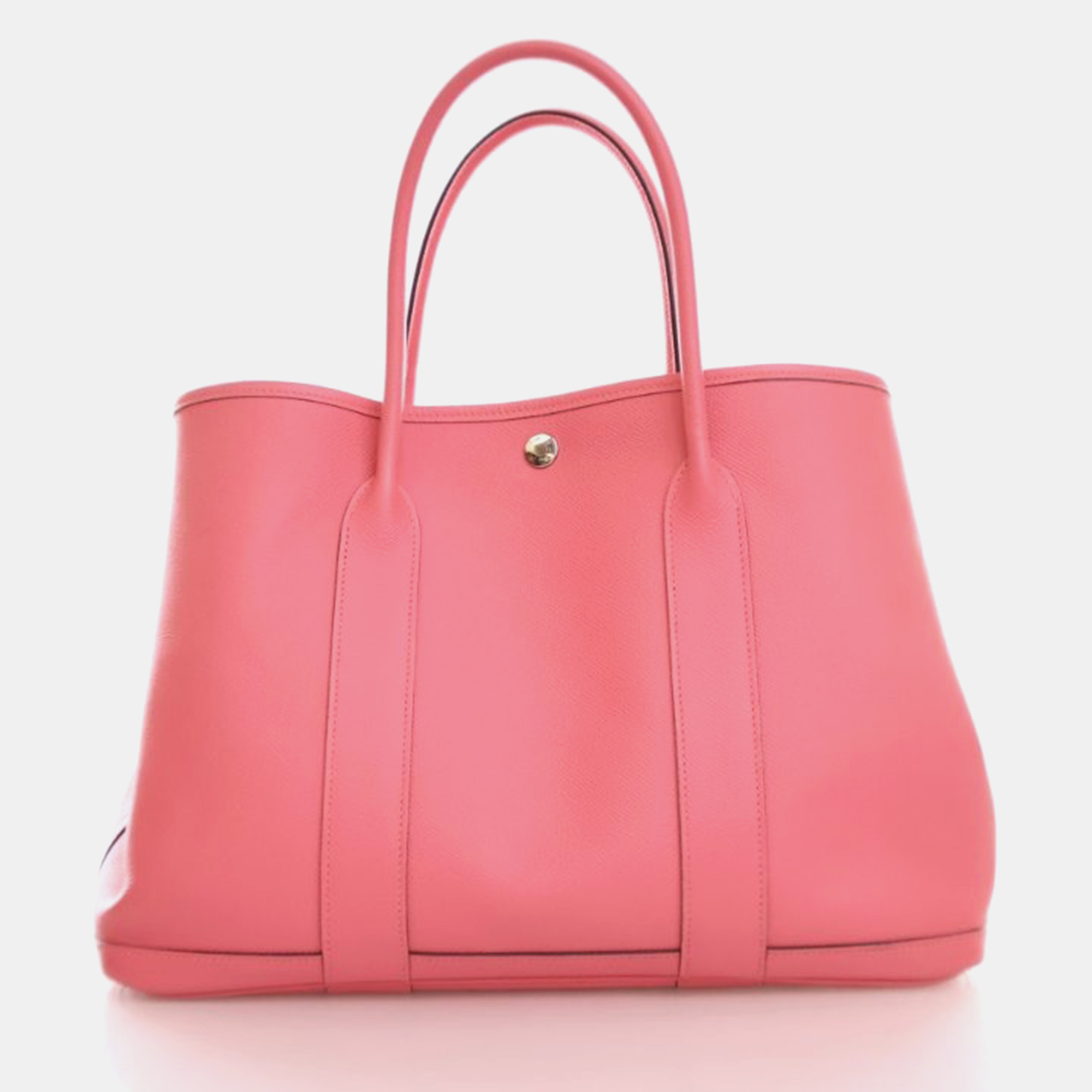 

Hermes Garden Party 36 Pink Rose Azalee Epsom Leather Tote Bag