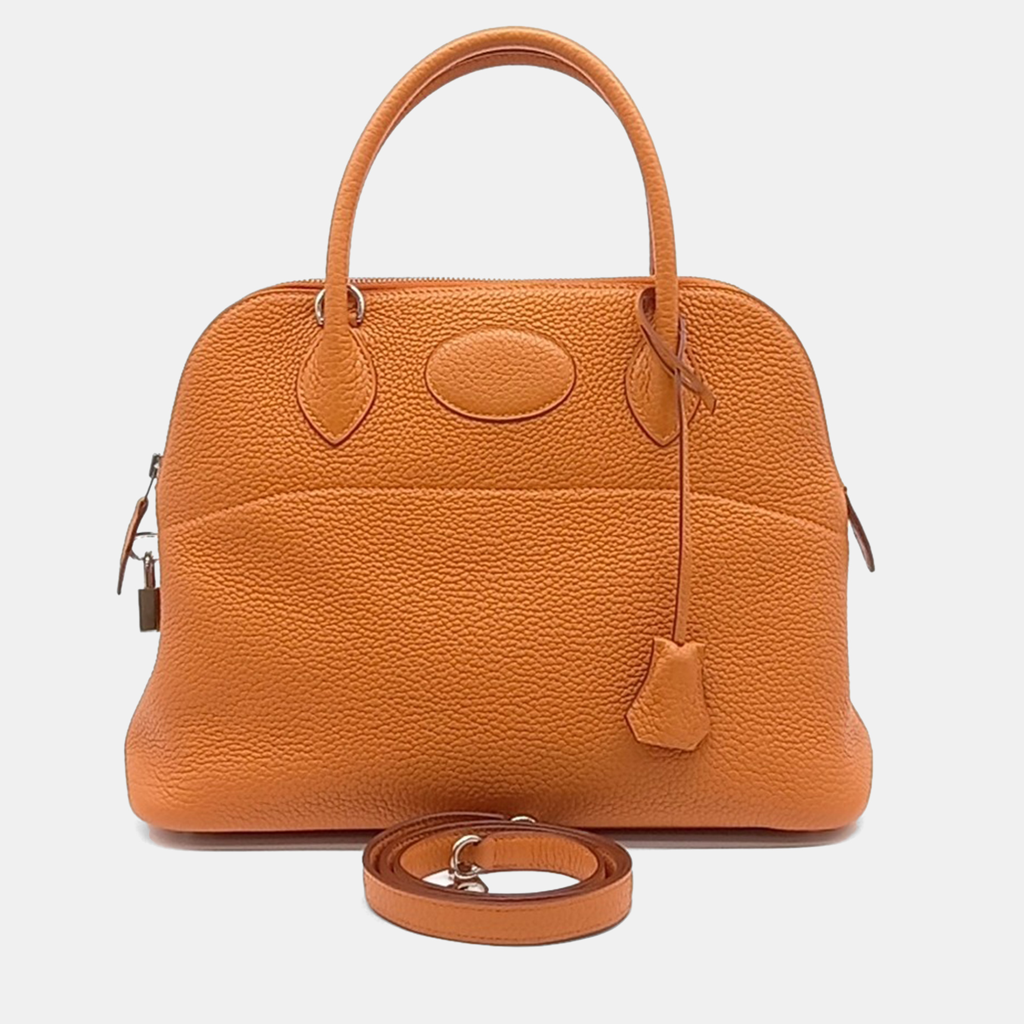 

Hermes Orange Leather Bolide 31