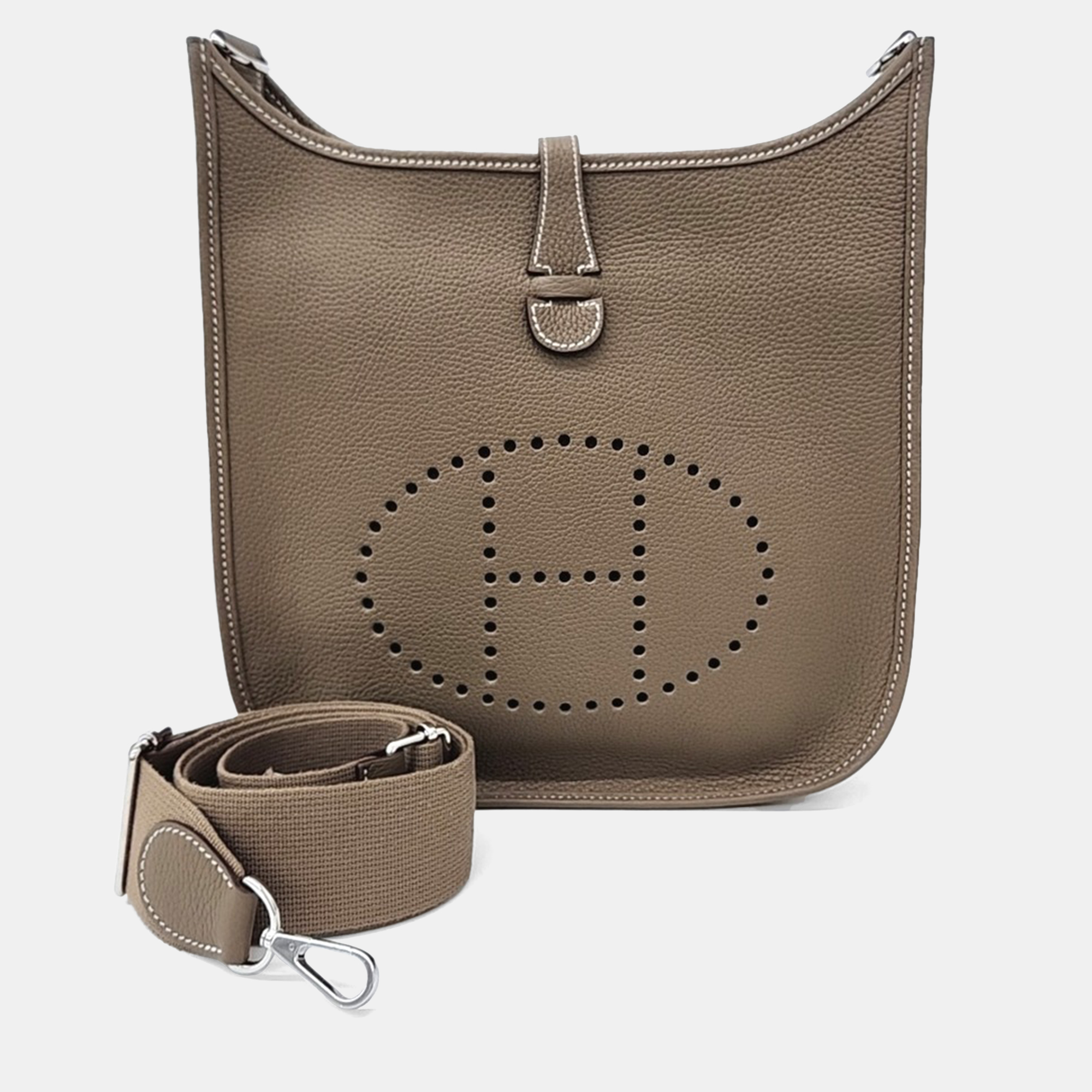 

Hermes Brown Leather Evelyn 29