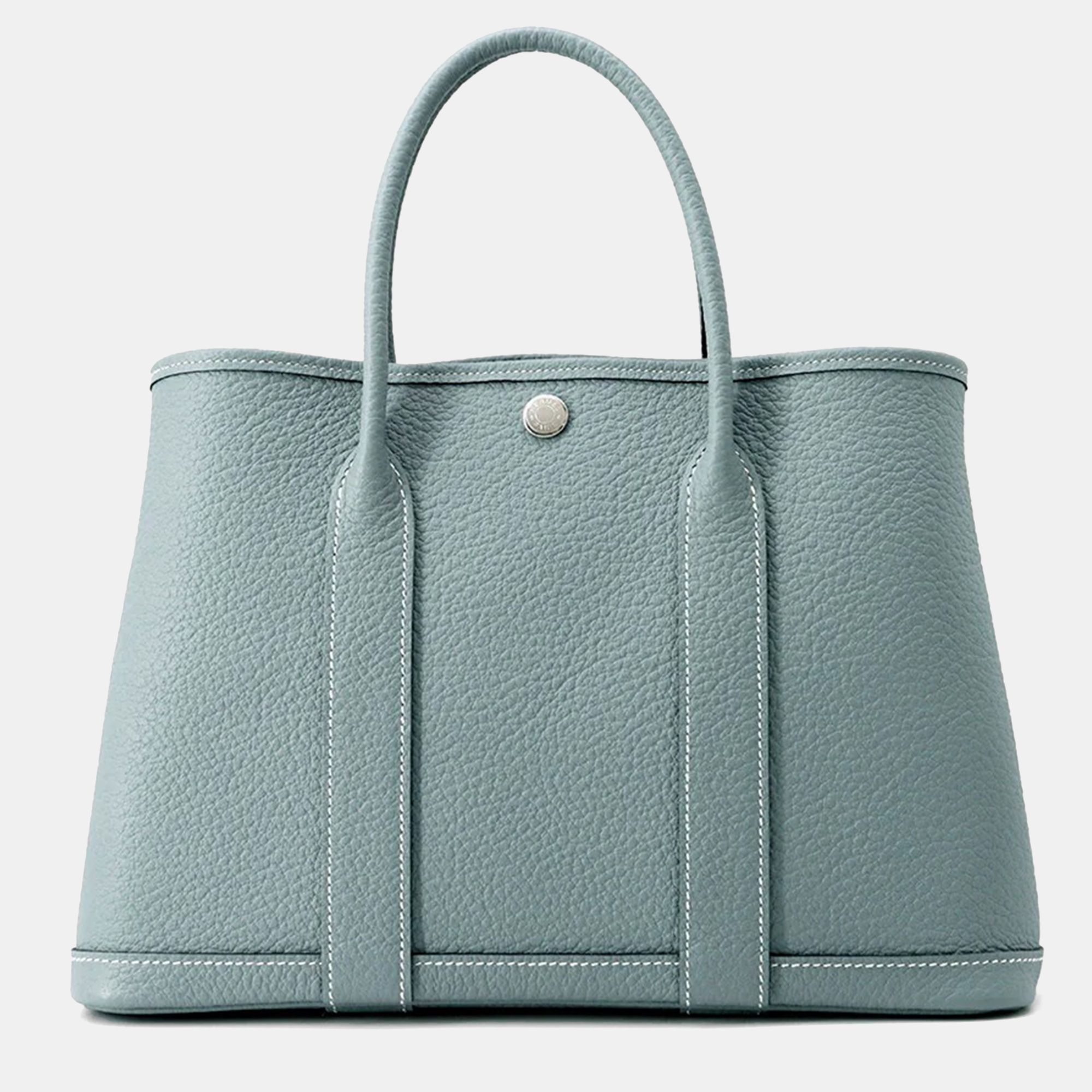 

Hermes Garden Party TPM Ciel Country Leather Tote Bag, Blue