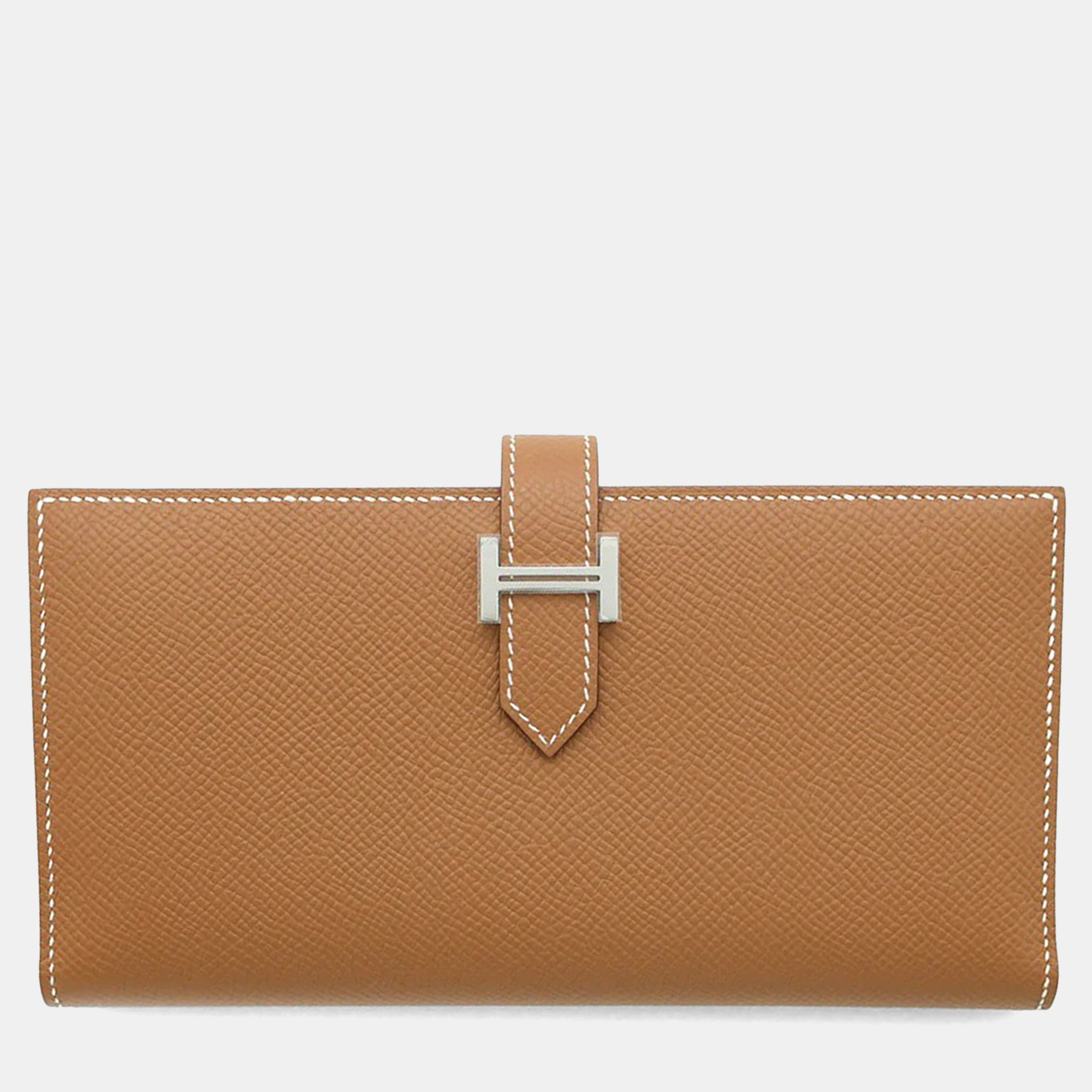 

Hermes Beansufla Gold Epsom, Brown