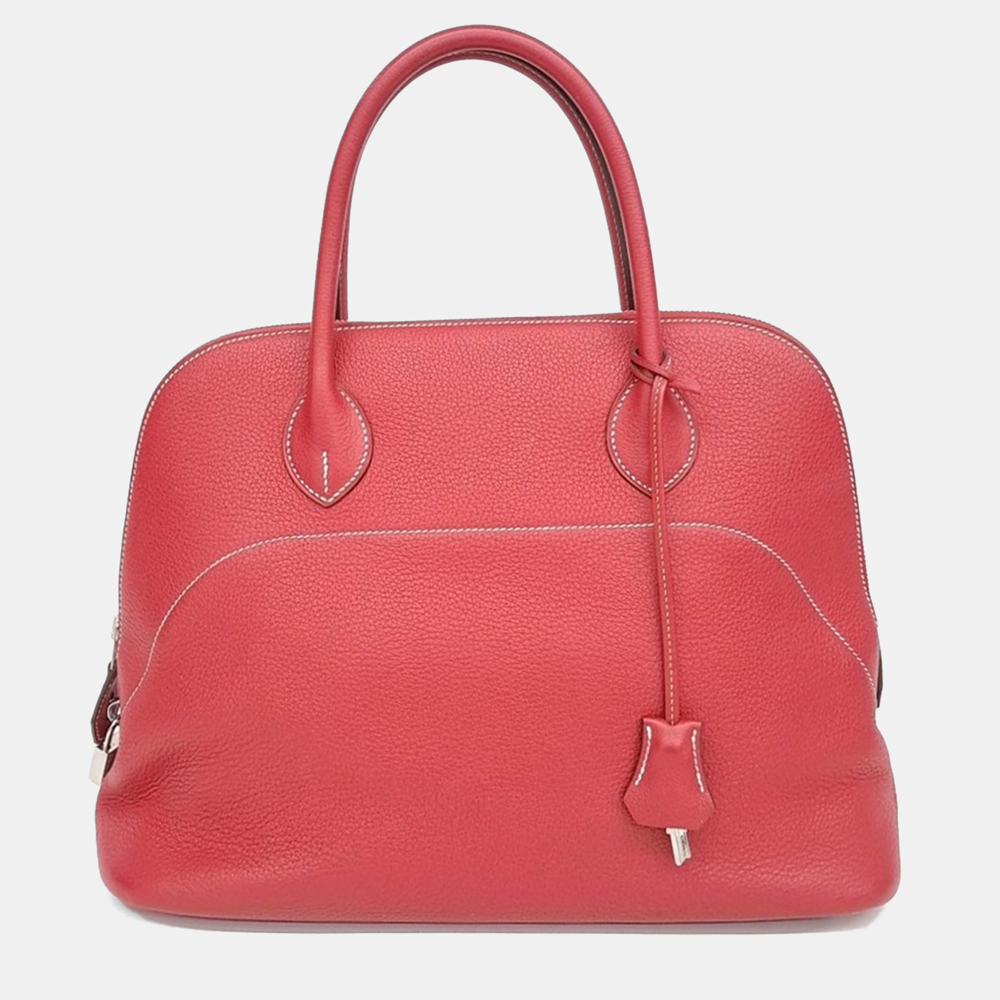 

Hermes Relax Bolide 35 Red Leather Bag