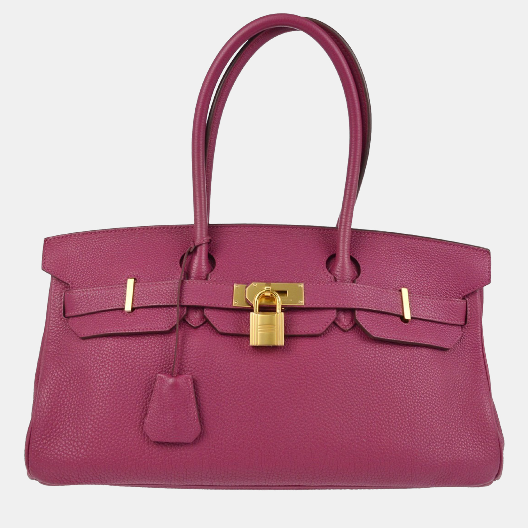 

Hermes Shoulder Birkin Tosca Togo Leather Shoulder Bag, Pink