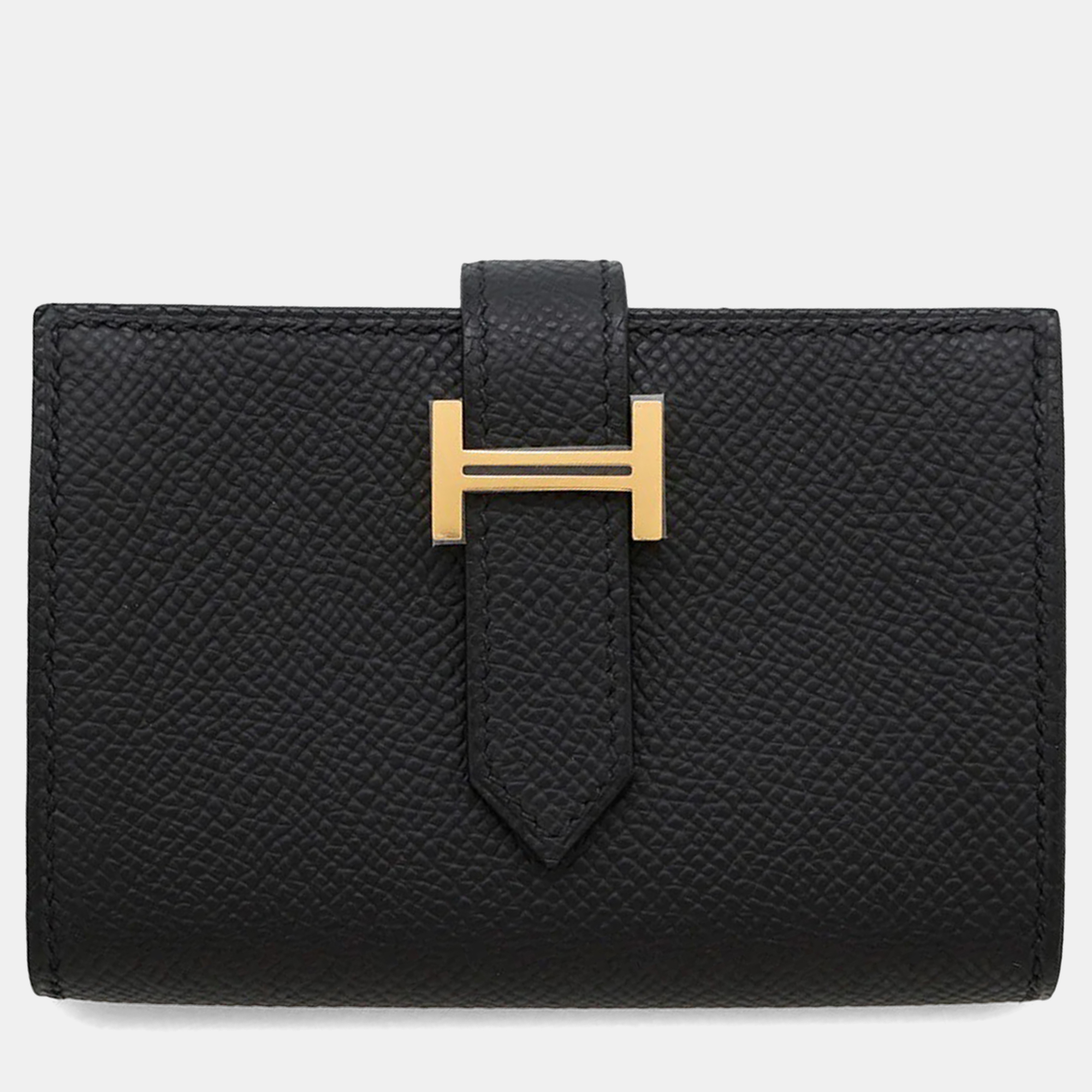 Pre-owned Hermes Bean Mini Black Epsom