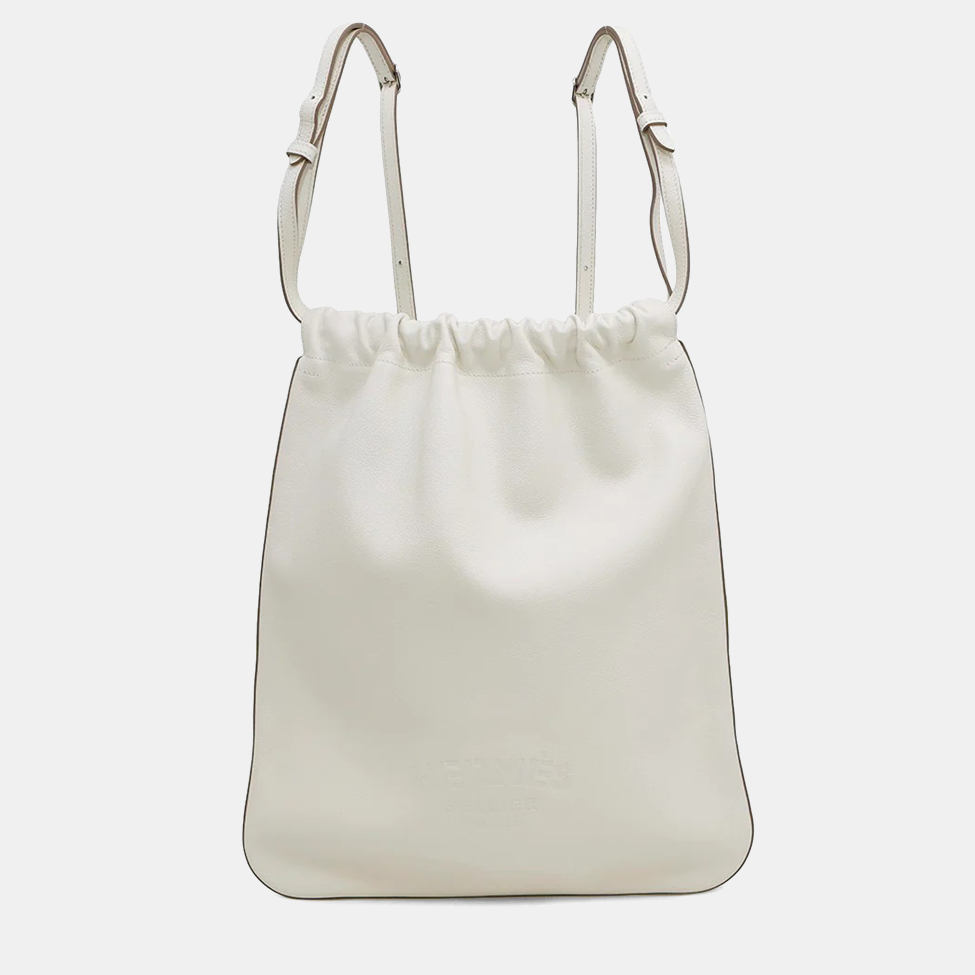 

Hermes Blidad Beton Evercolor Handbag, White