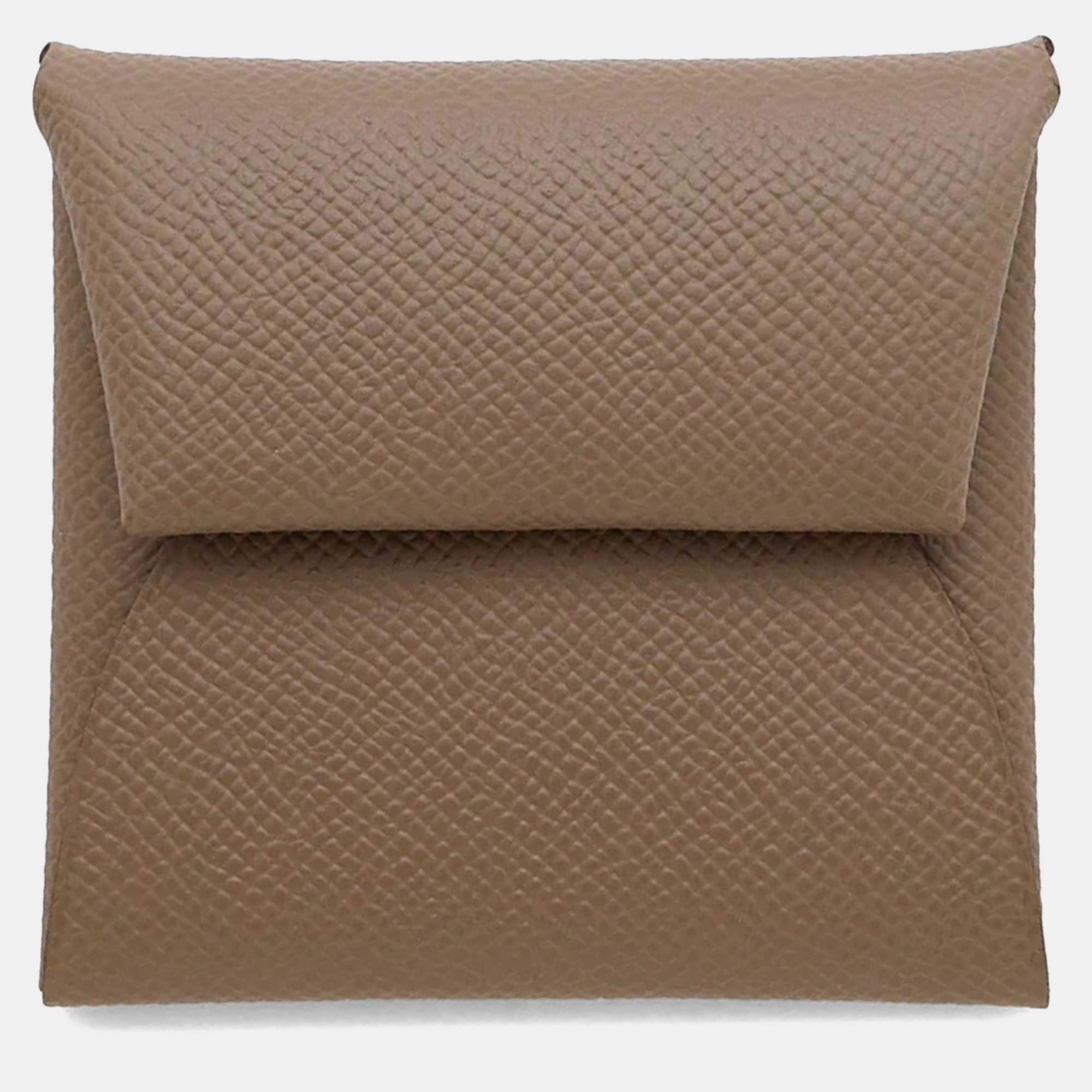 Pre-owned Hermes Bastia Etoupe Epsom In Brown