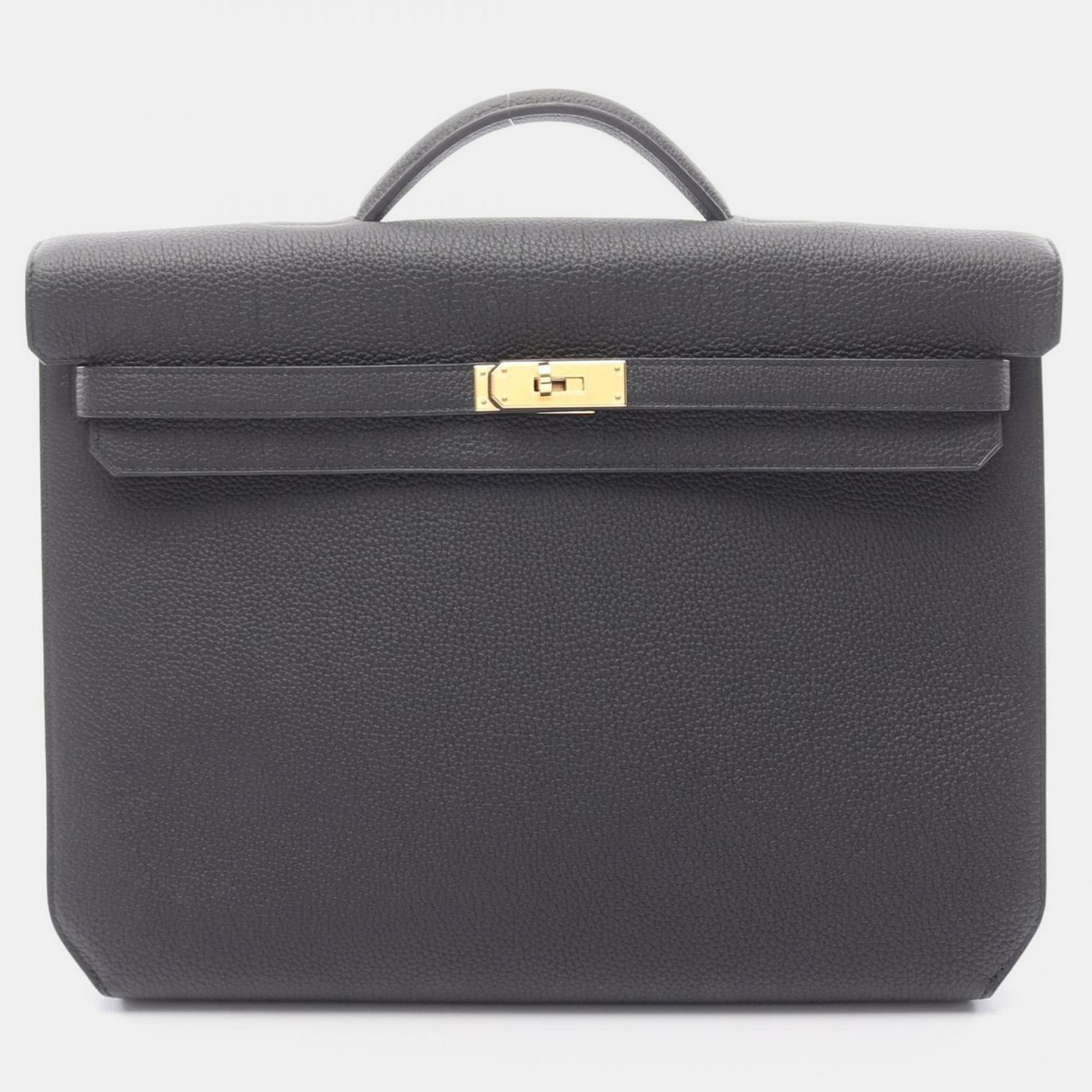 

Hermes Kelly Depeche 36 Black Togo Leather Business Bag