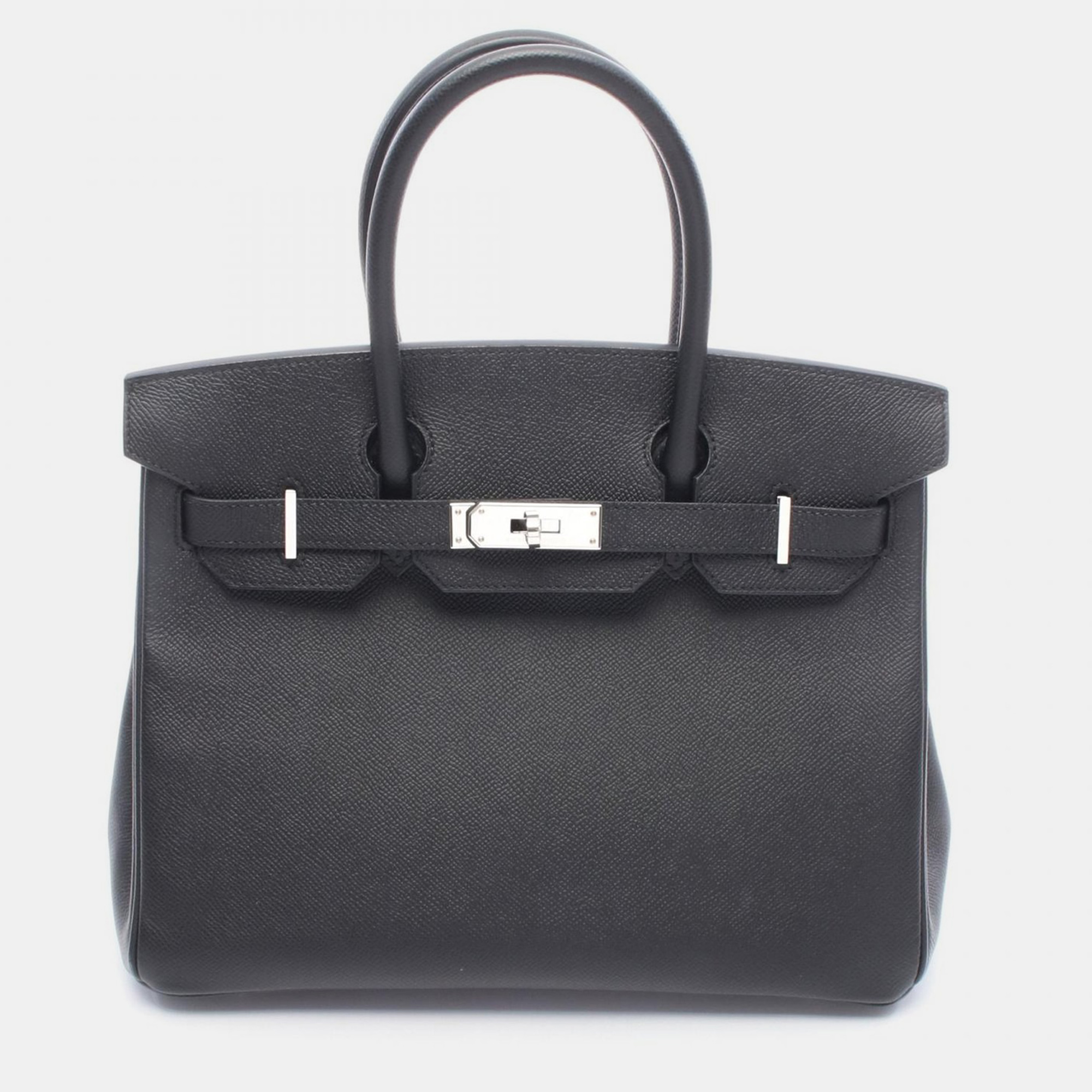 

Hermes Birkin 30 Handbag Epsom Leather Epsom Black