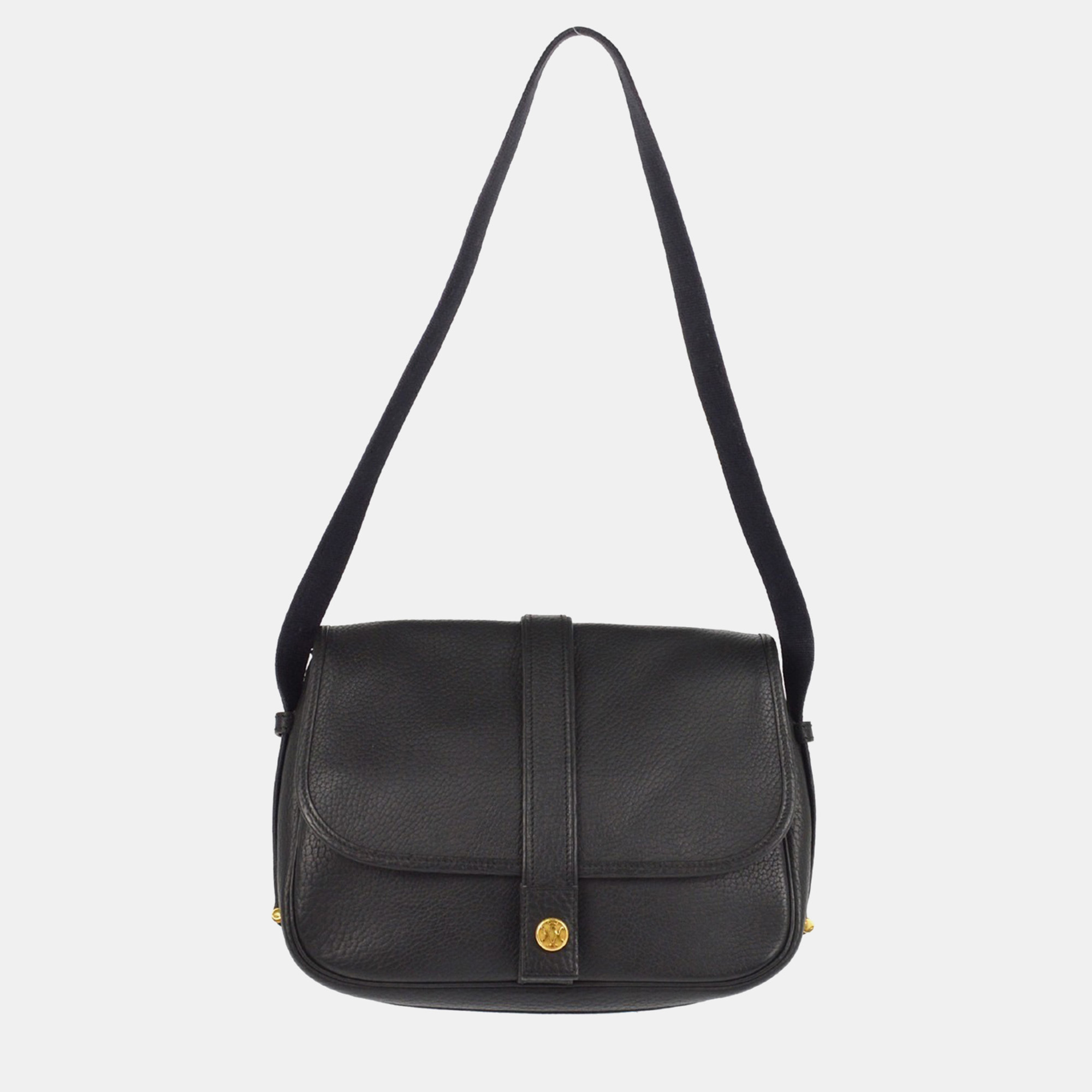 

Hermes Black Fjord Noumea Shoulder Bag