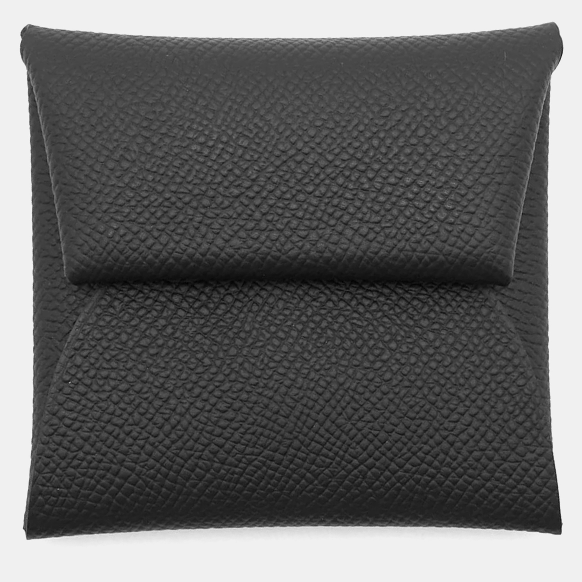 

Hermes Bastia Black Epsom Leather Coin Case