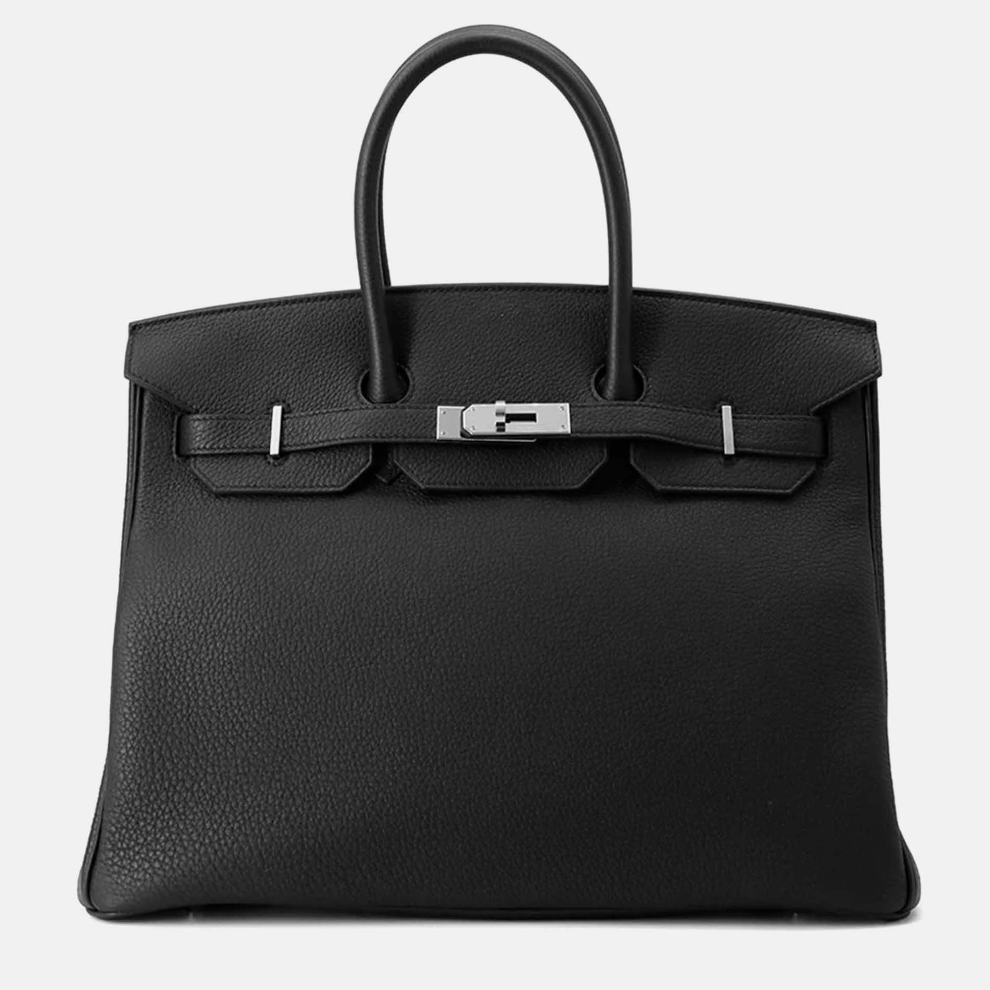 

Hermes Birkin Black Togo Leather Size