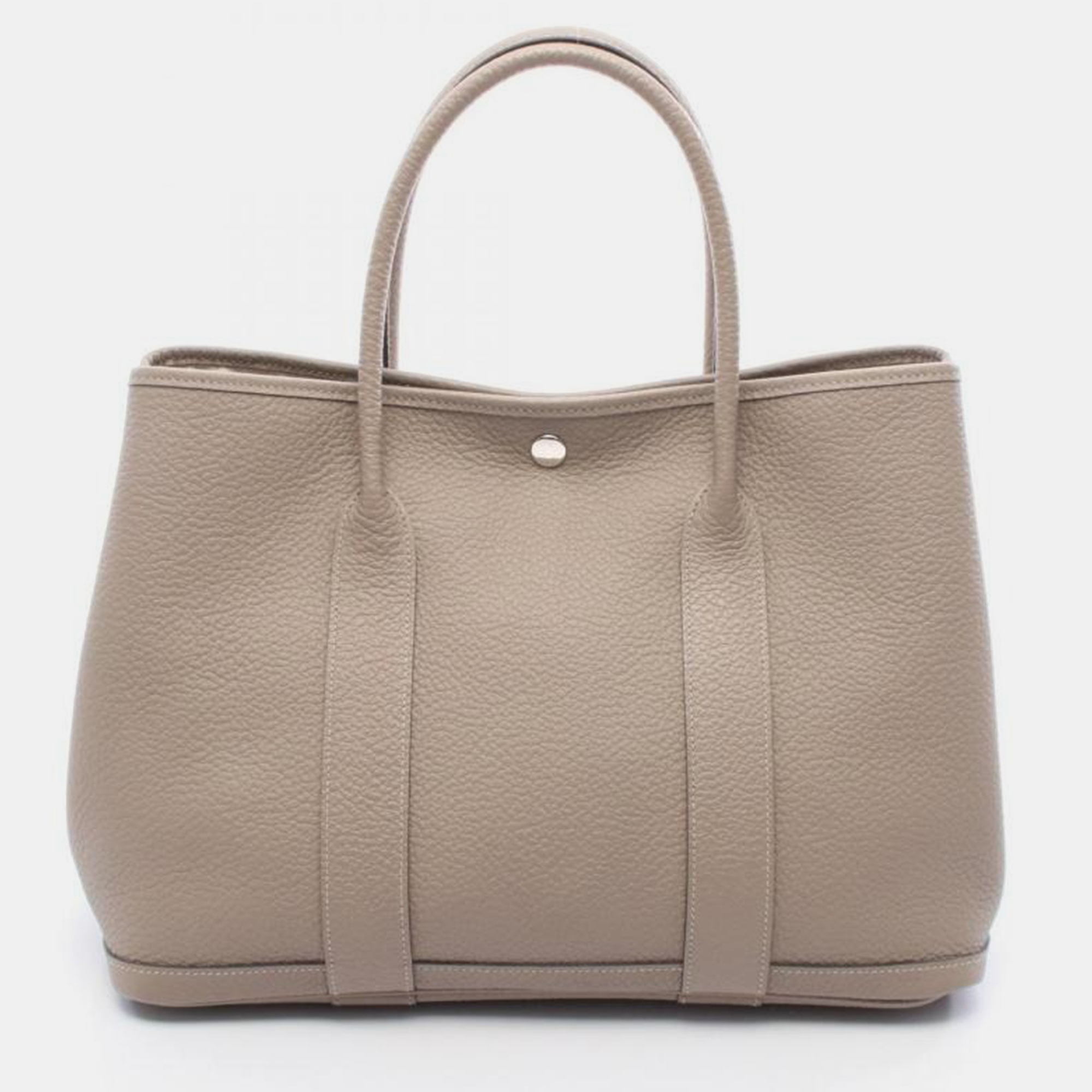 

Hermes Garden Party Gris Tourterelle PM, Beige