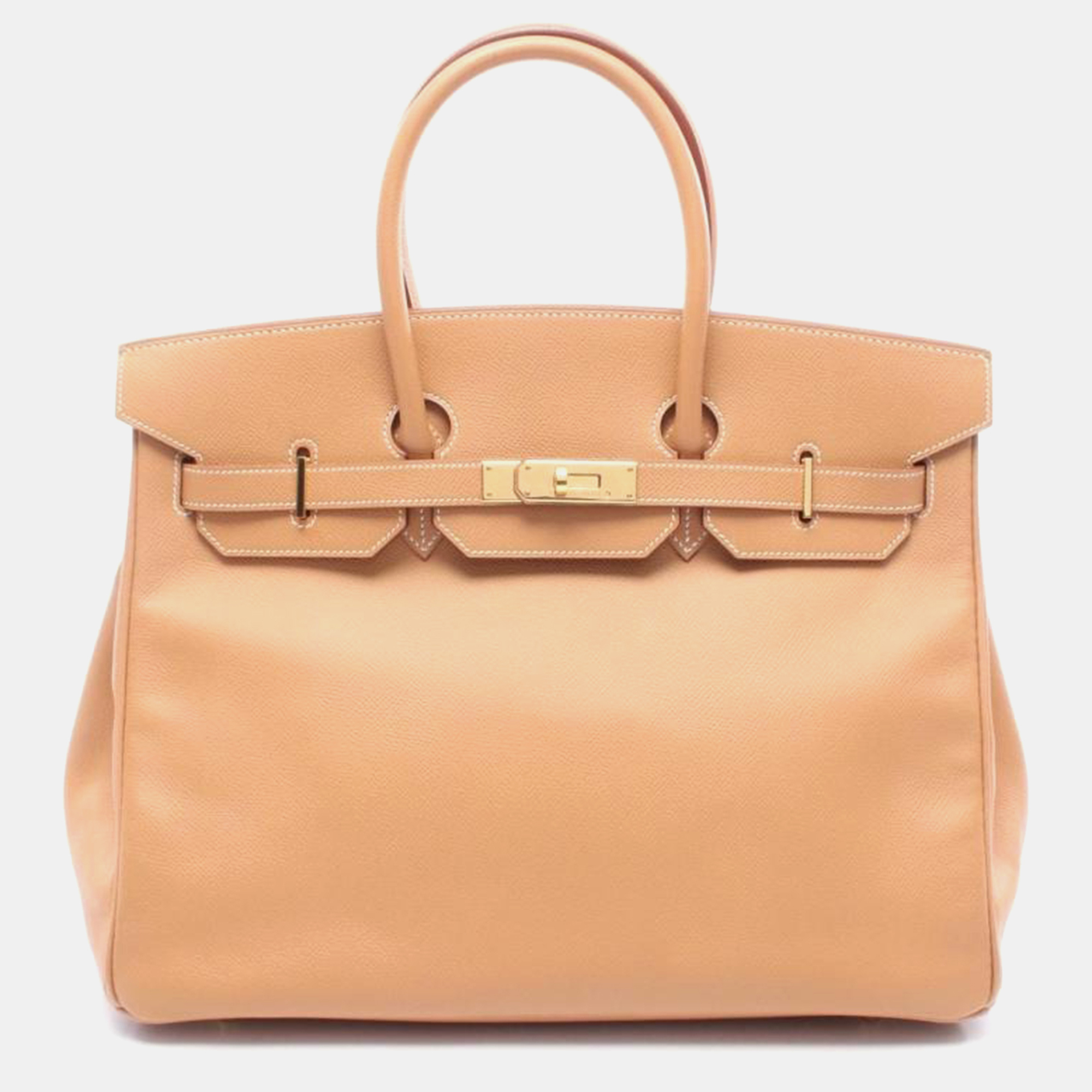 

Hermes Birkin 35 Natural Brown Leather Handbag