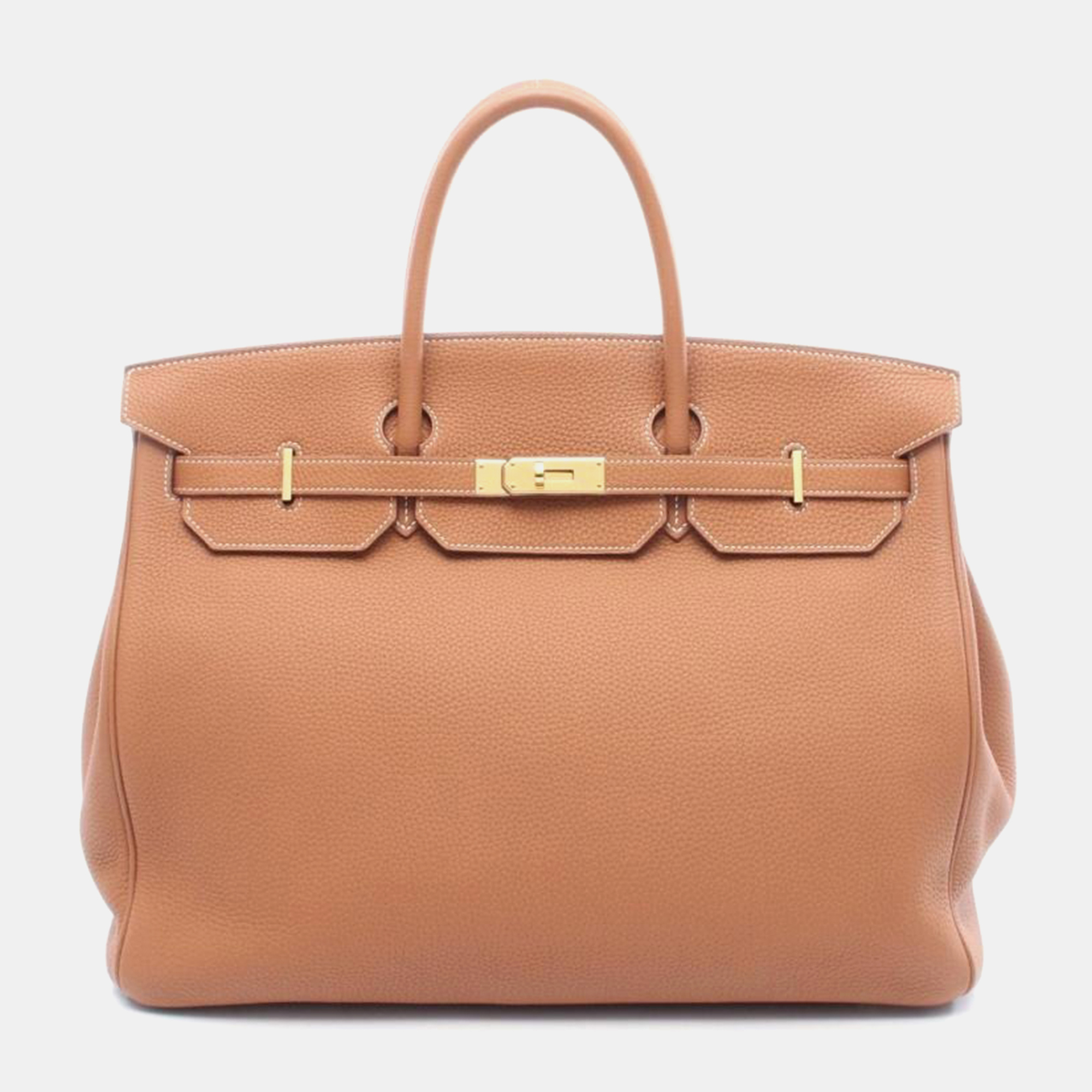 

Hermes Birkin 40 Gold Togo Handbag