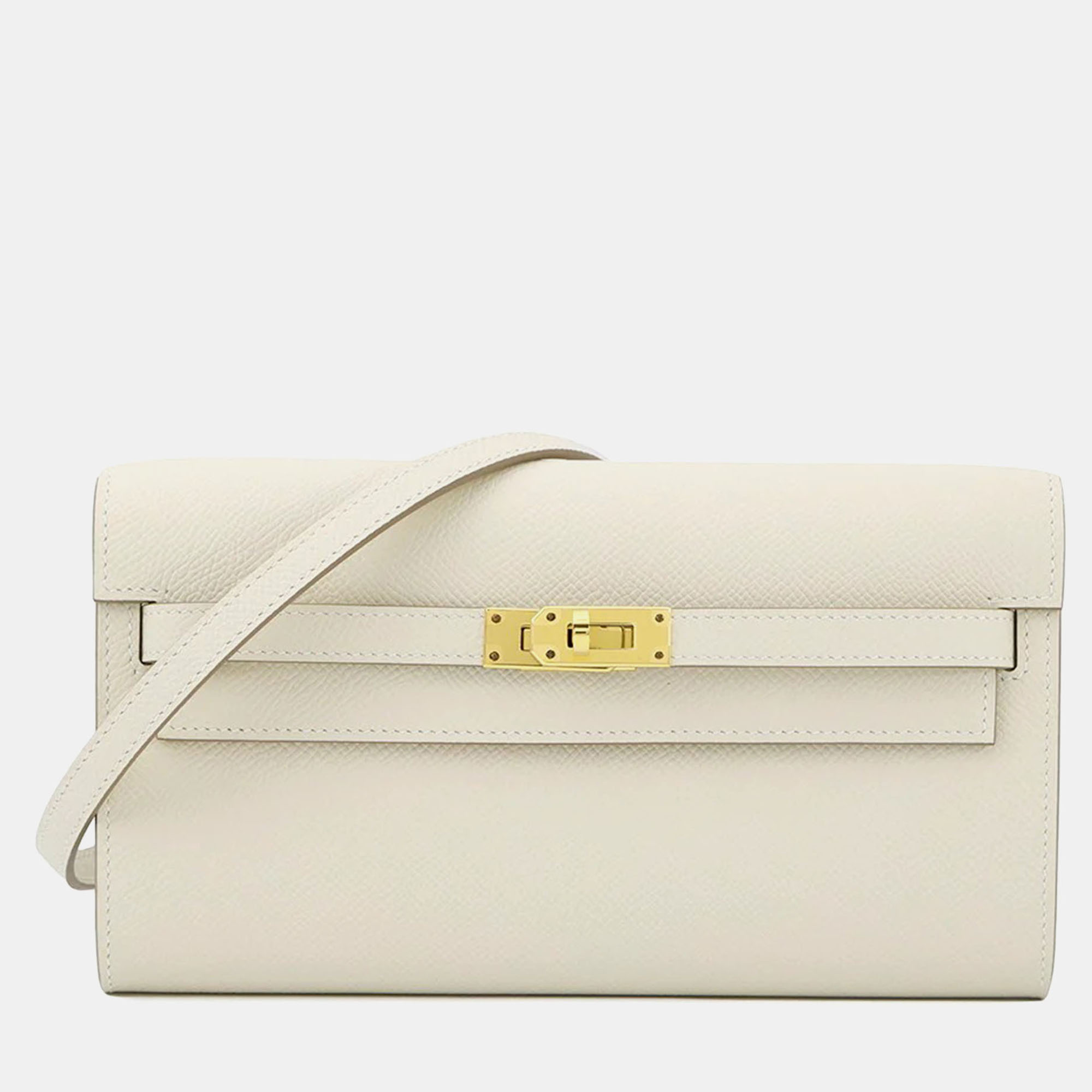 

Hermes Kelly Wallet To Go Craie Epsom, Cream