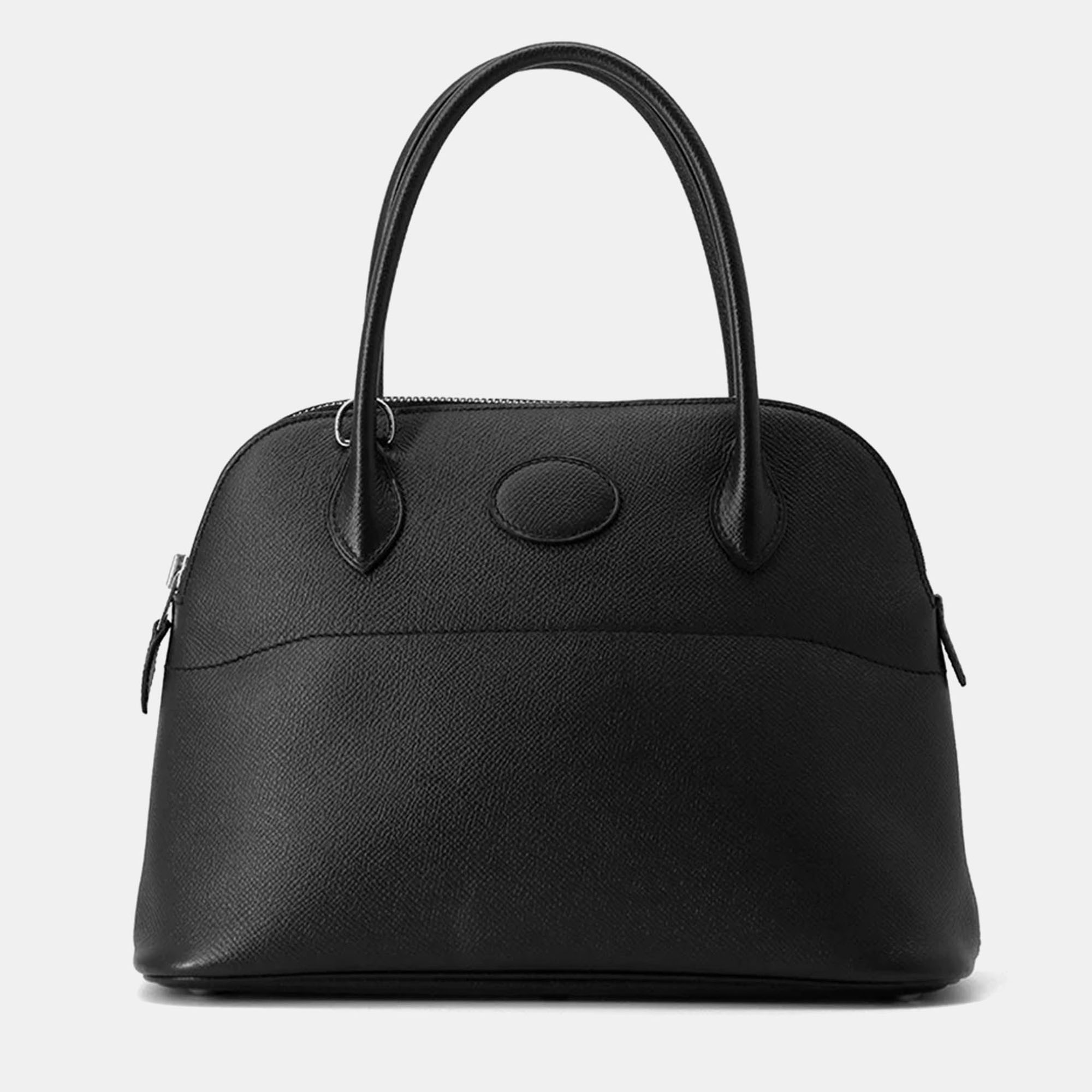 

Hermes Bolide 27 Black Epsom Leather Handbag