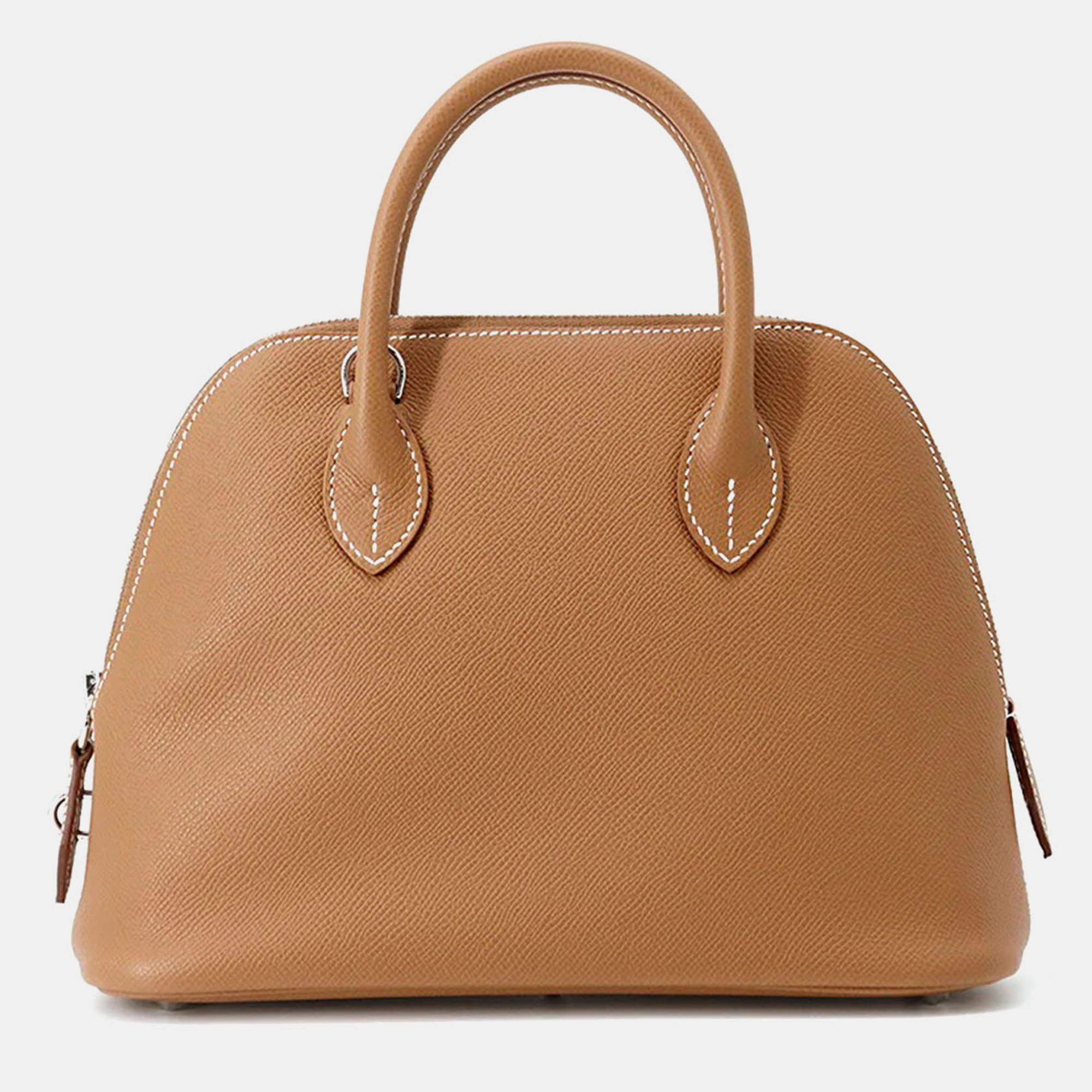 

Hermes Bolide 25 Gold Epsom Leather Handbag, Brown