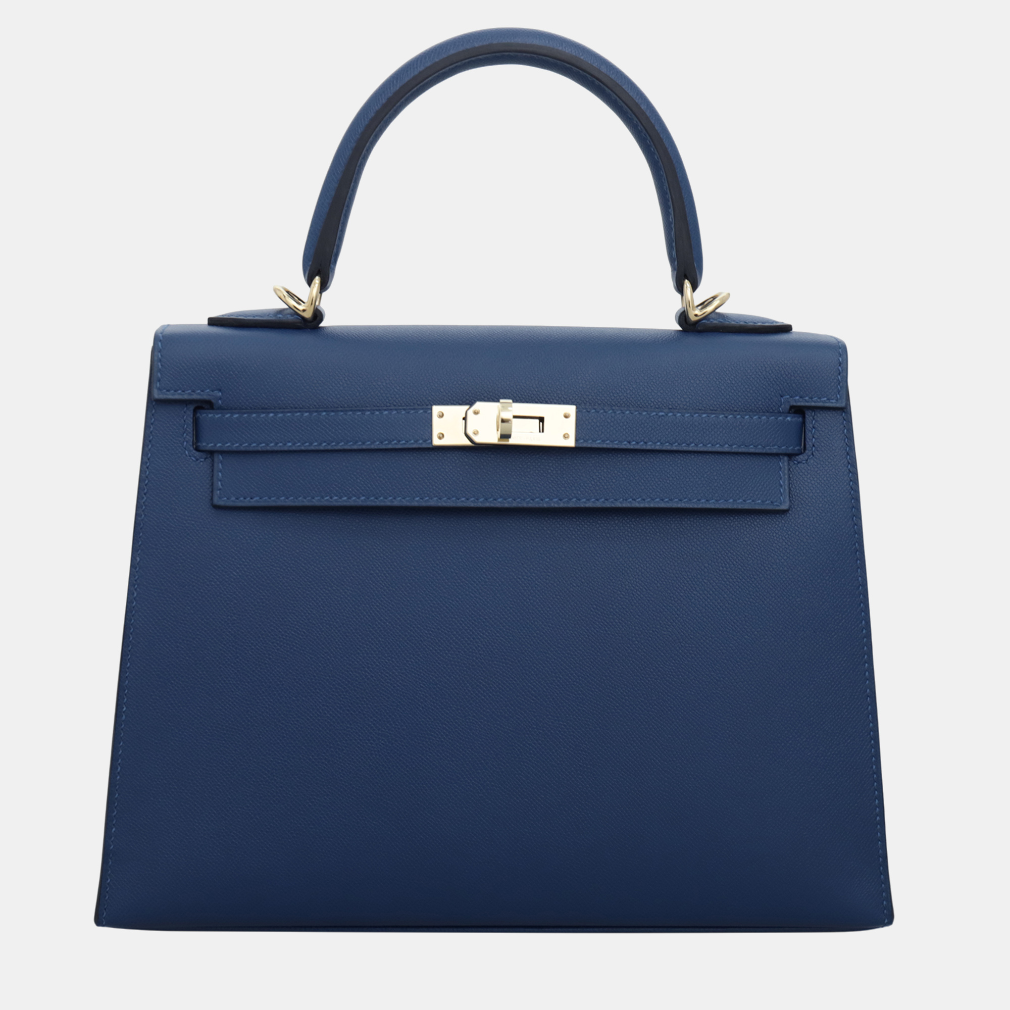 

Hermes Kelly Sellier 25 Leather Bag, Blue