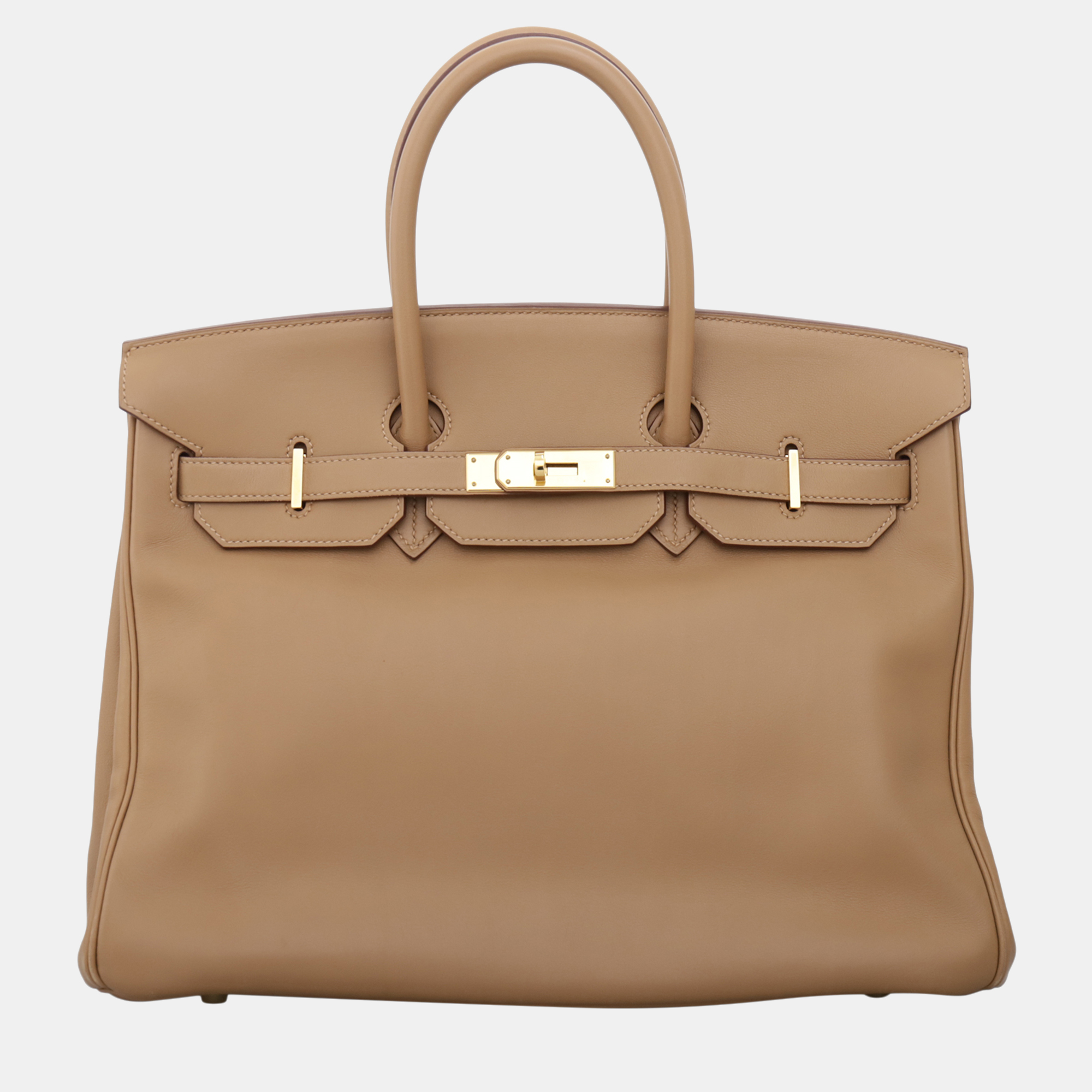 

Hermes Birkin 35 Leather Bag, Brown