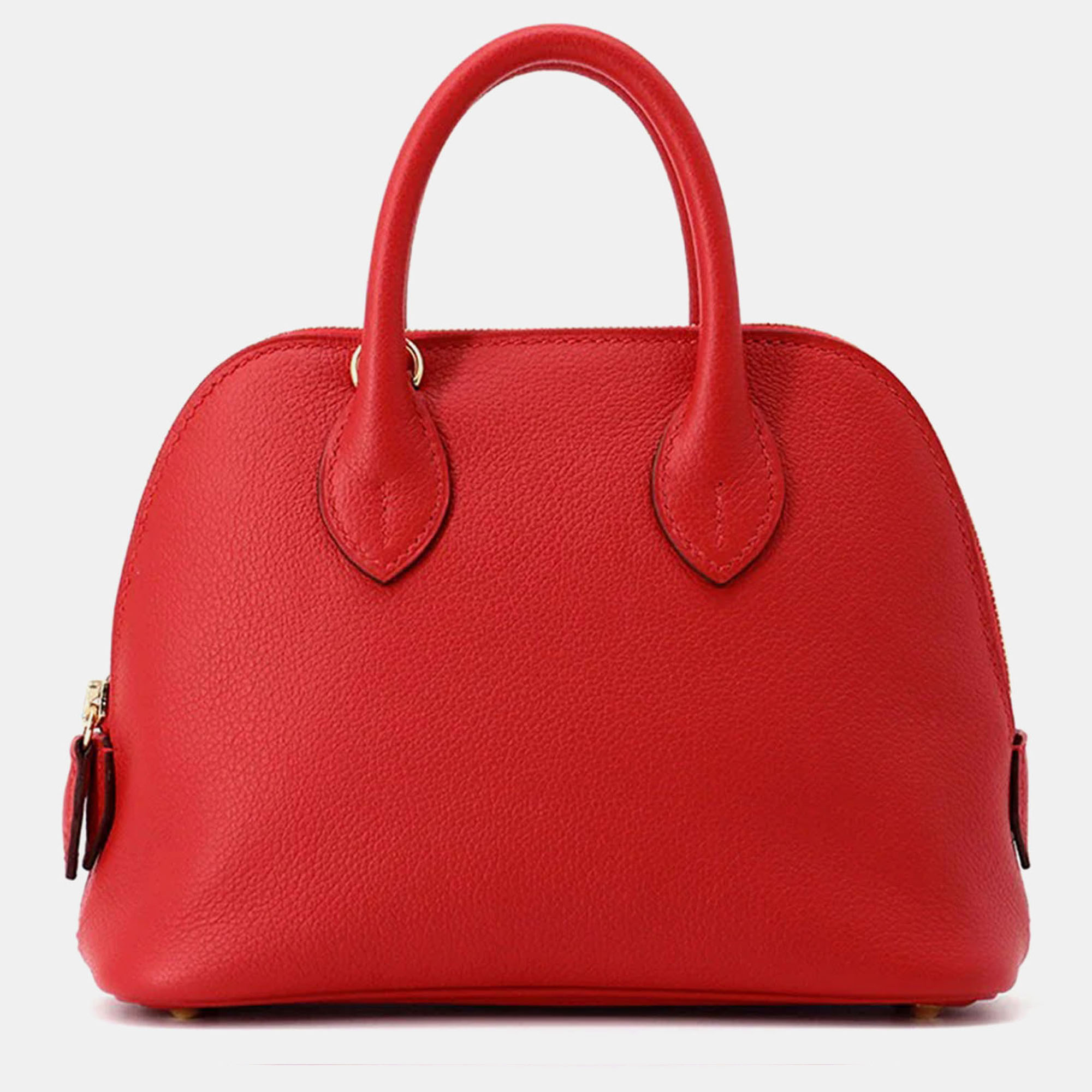 

Hermes Bolide 1923 Mini Rouge Ladue Evercolor Handbag, Red