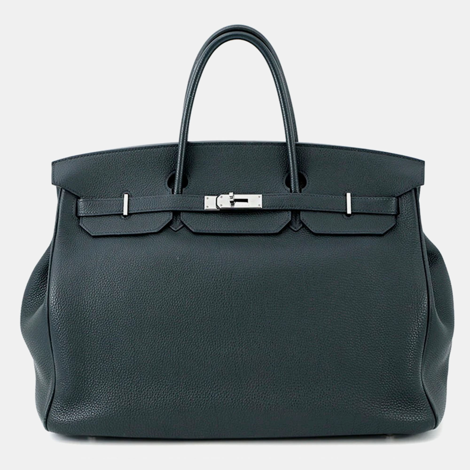 

Hermes Birkin Verso Vert Rousseau/Colbert Togo Leather Size, Green