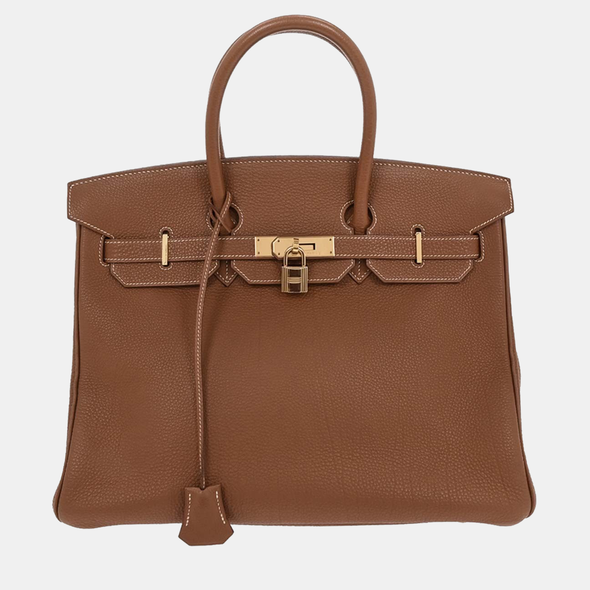 

Hermes Gold Togo Birkin 35 Handbag