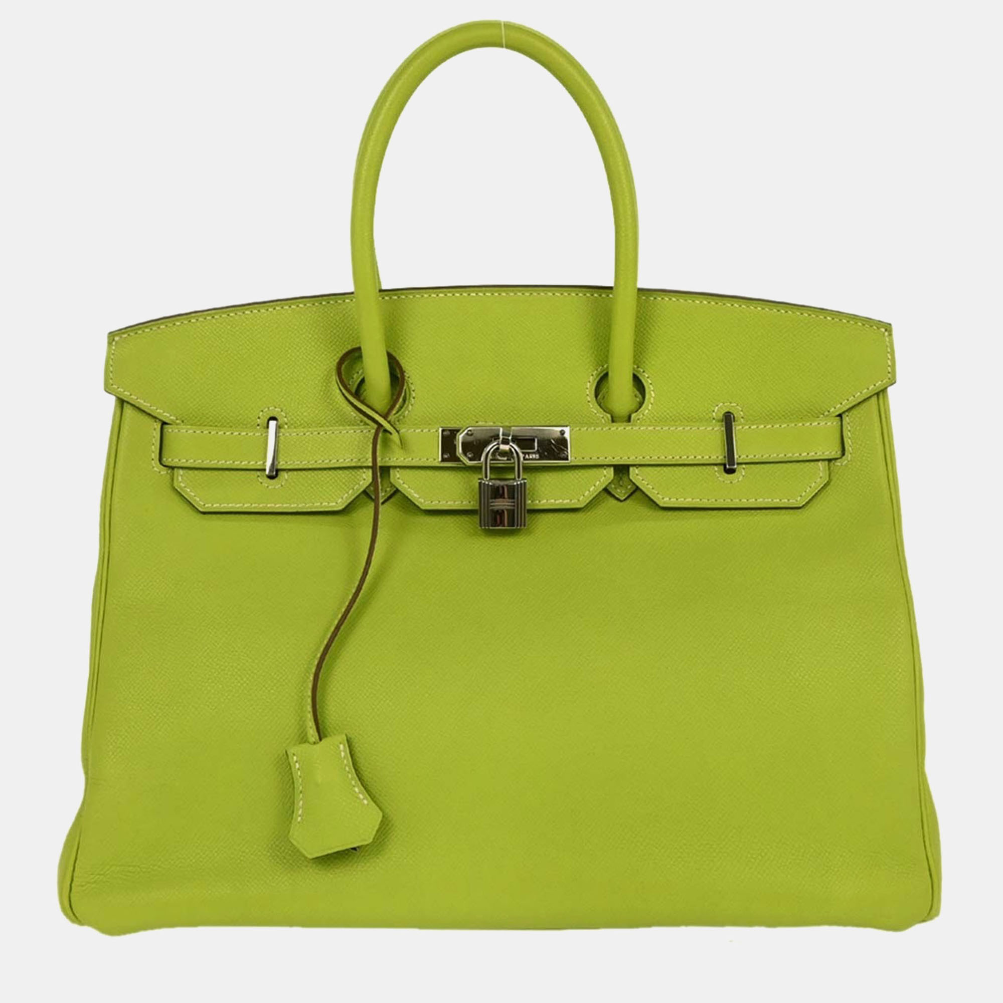 

Hermes Birkin 35 Kiwi Epsom Candy Handbag, Green