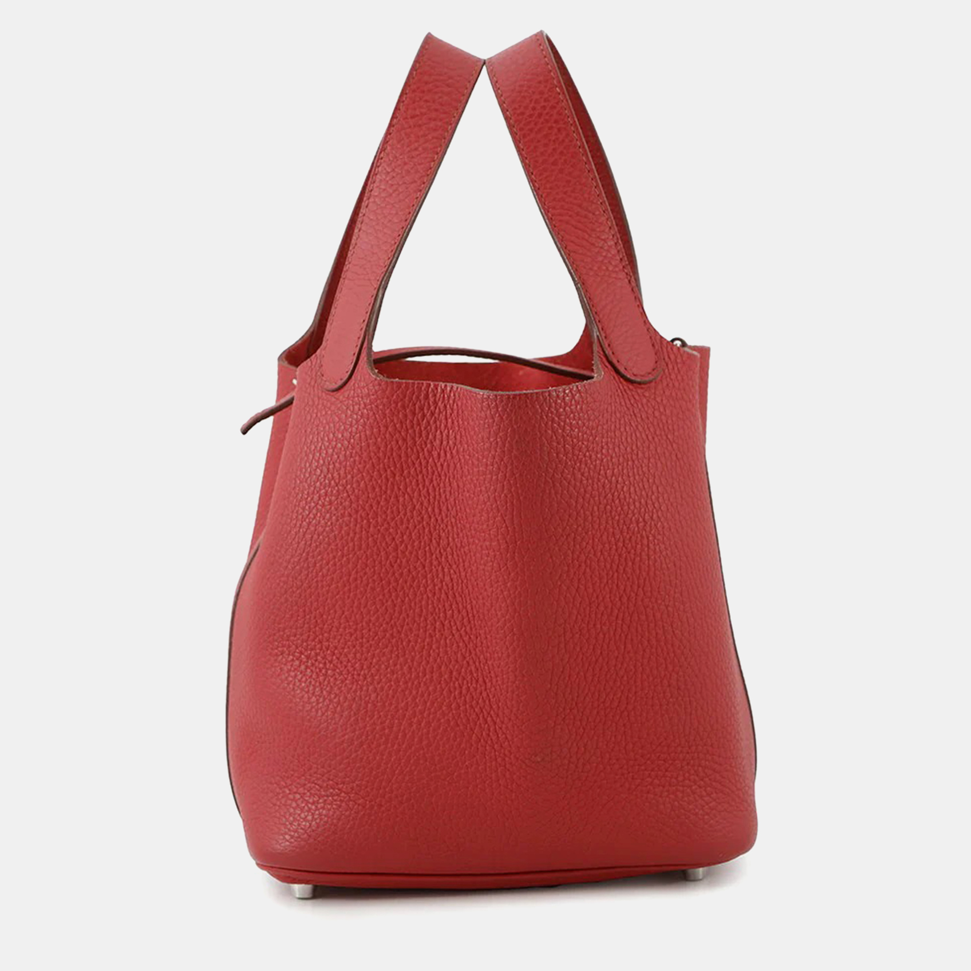 

Hermes Picotin Lock Ruby Taurillon Clemence PM, Red