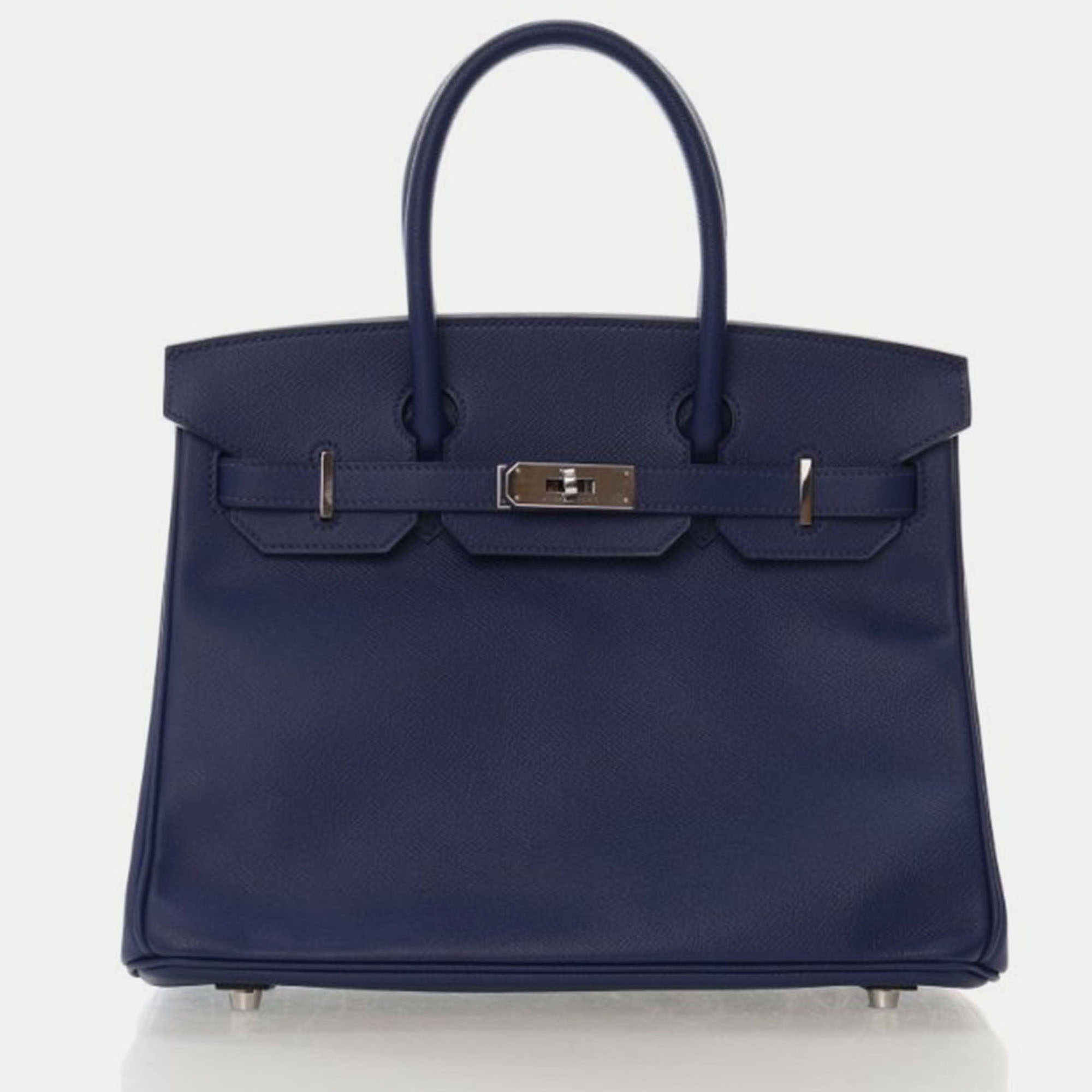 

Hermes Birkin 30 Blue Saphir Epsom Bag