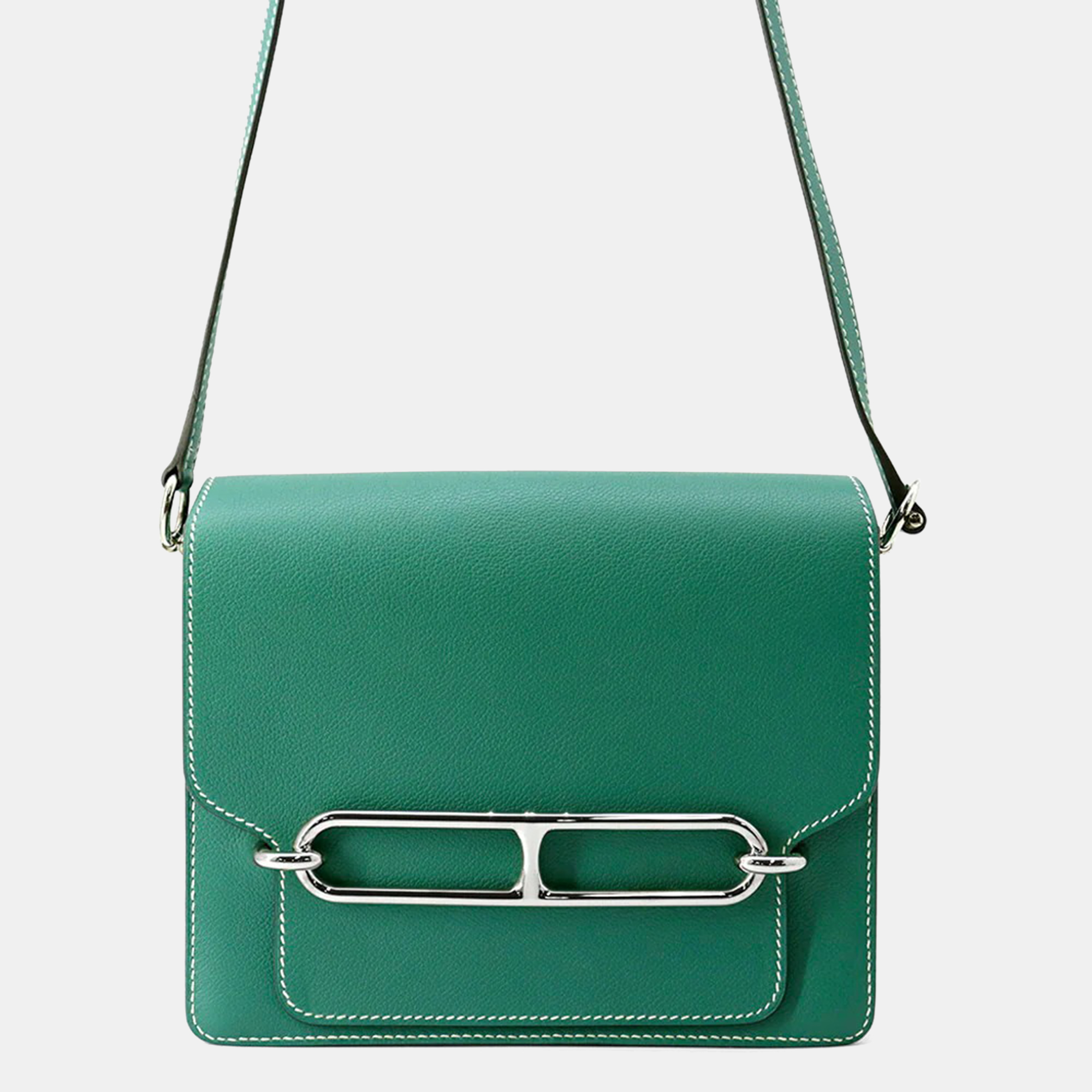 

Hermes Sac Roulis Size, Green