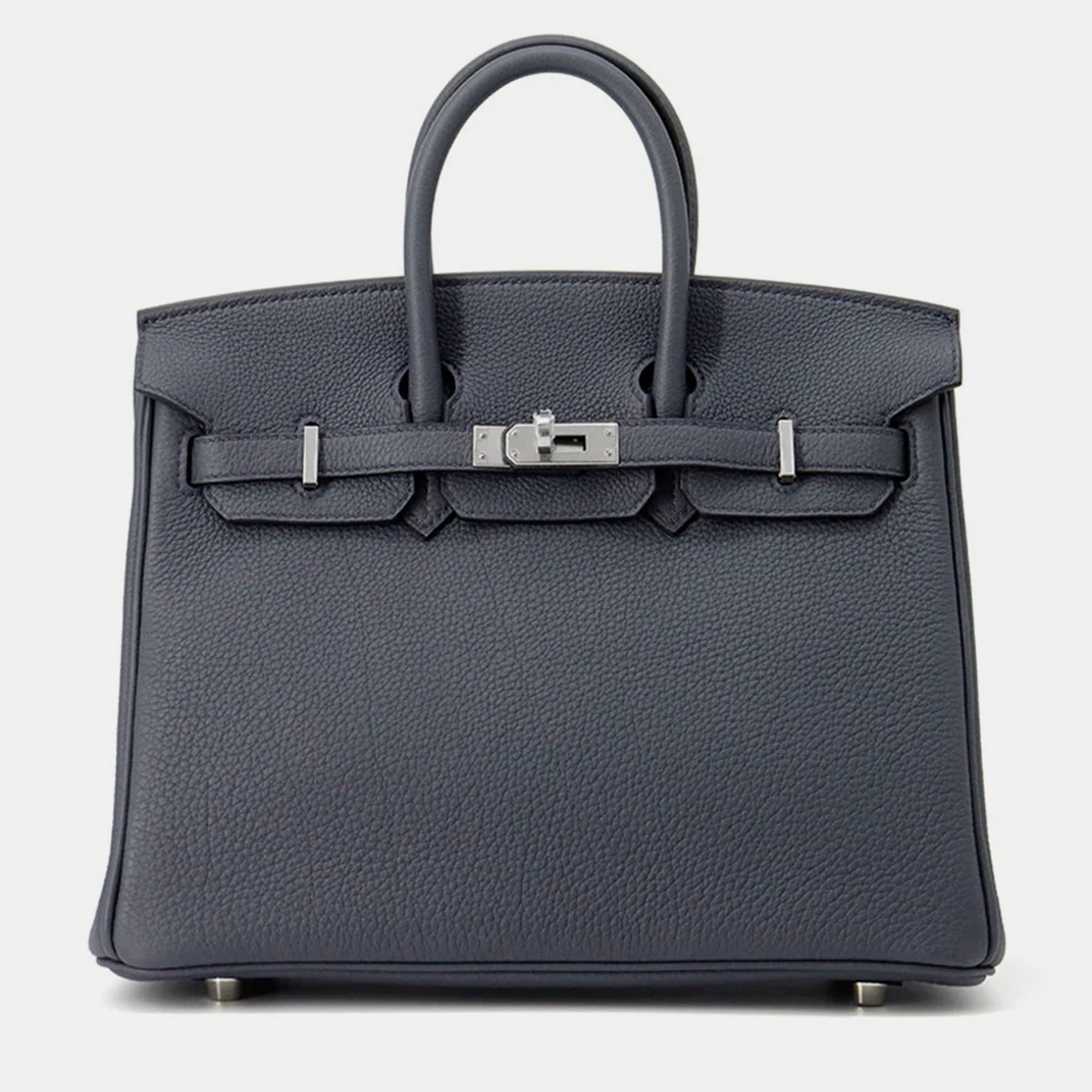 

Hermes Birkin Grimist Togo Leather Size, Blue