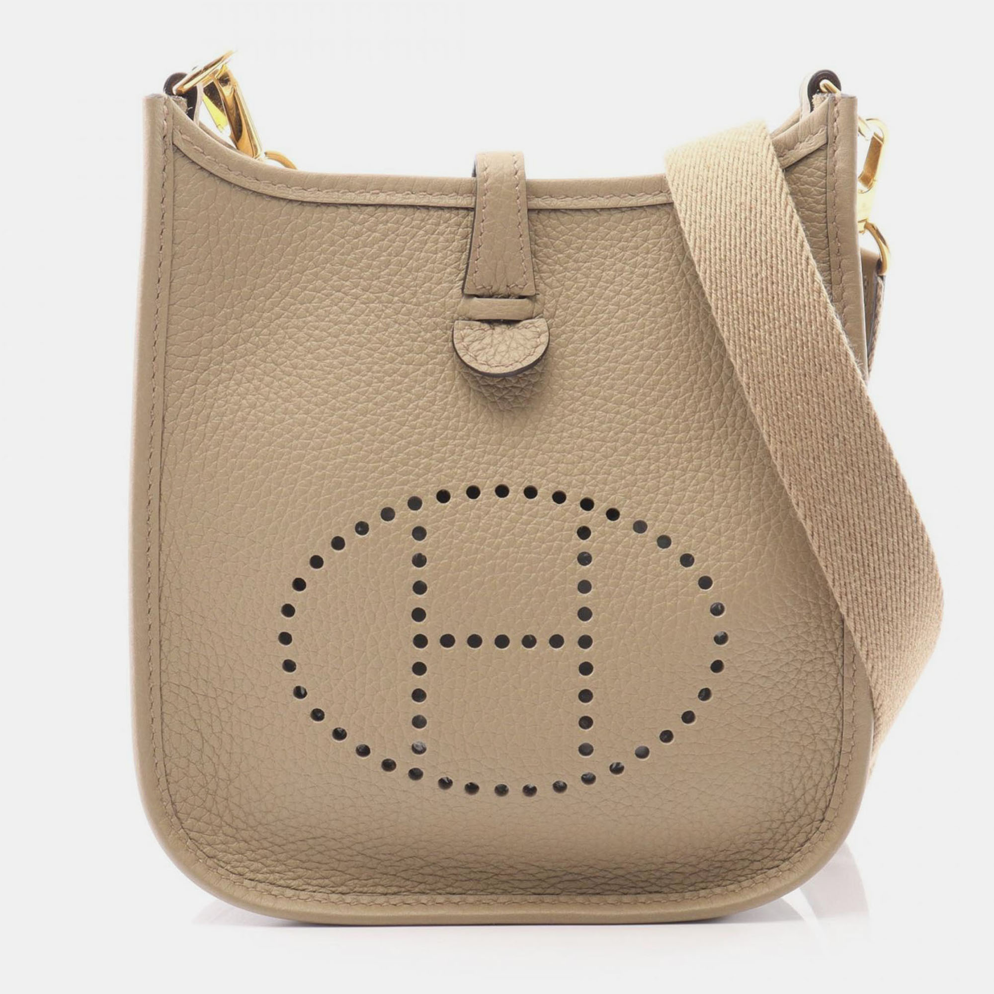 

Hermes Evelyne TPM Amazon Beige Marfa Clemence Leather Shoulder Bag