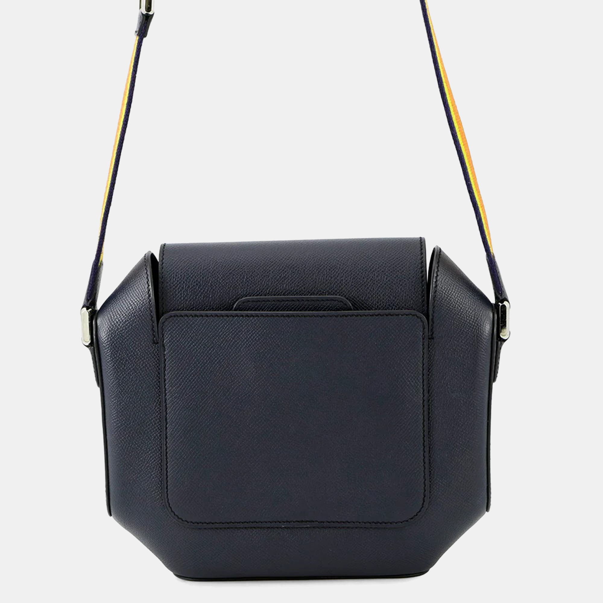 

Hermes Octagon Blue Indigo Epsom Size