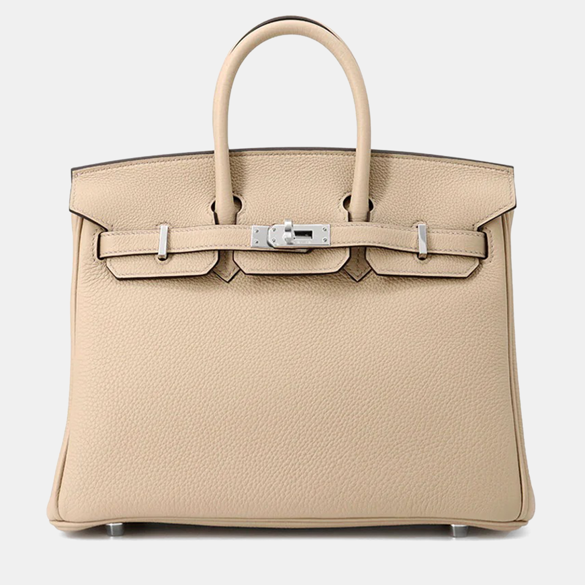 

Hermes Birkin Trench Togo Leather Tote 25, Beige