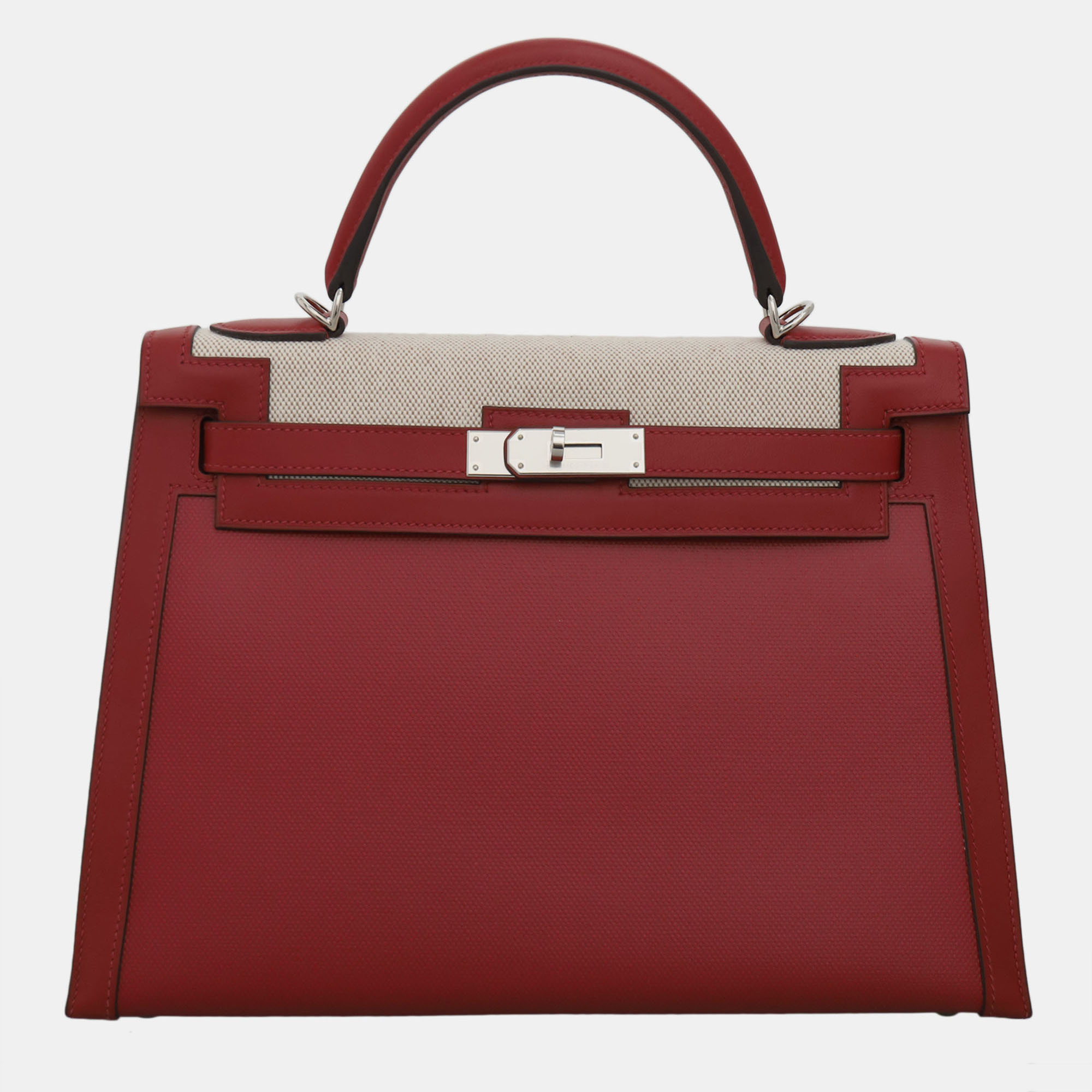 

Kelly 32 Berline Rouge Pigment Bag, Red