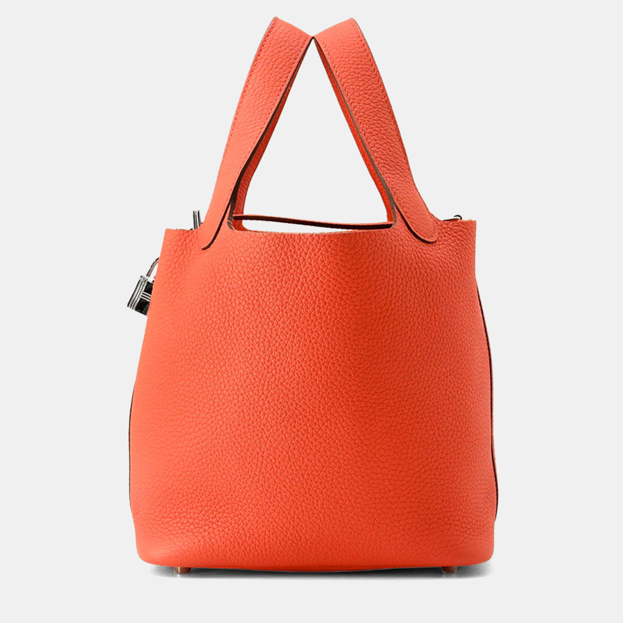 

Hermes Picotin Lock Rose Texas Taurillon Clemence PM, Pink