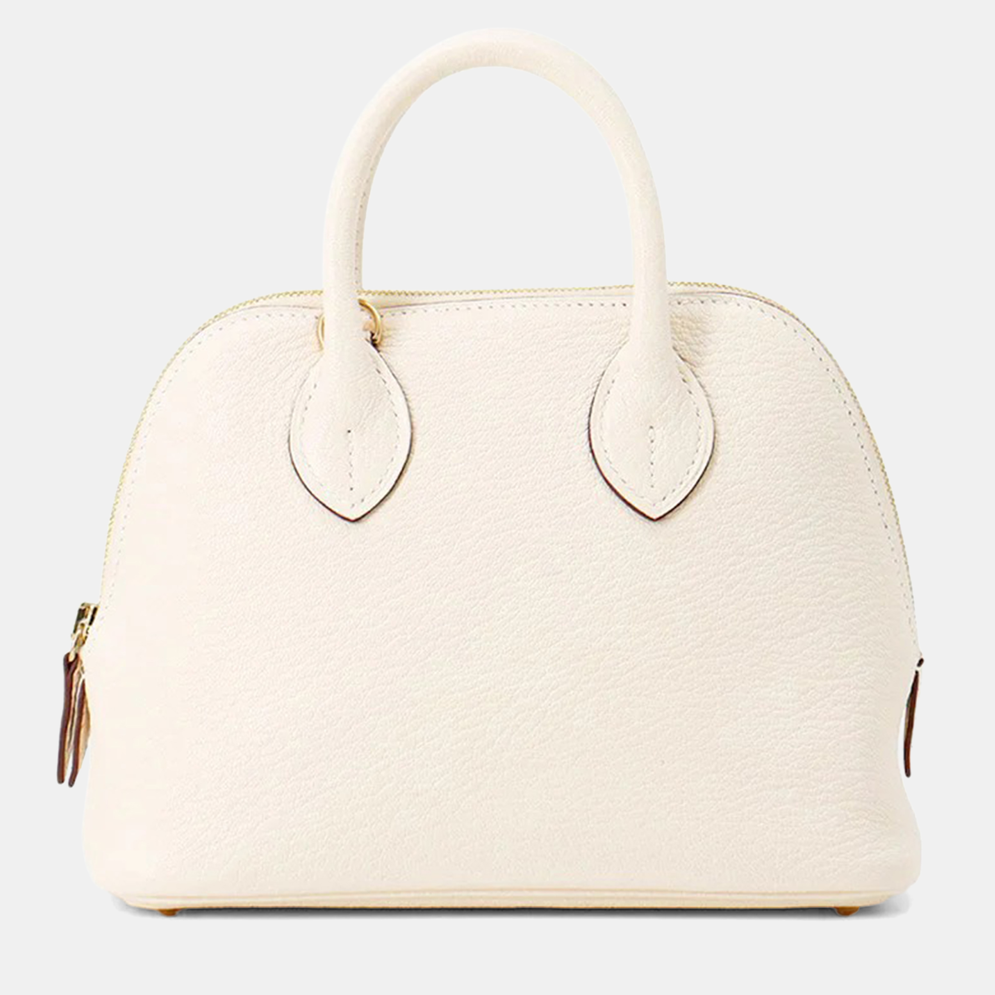 

Hermes Bolide 1923 Nata Chevre Myzore Goatskin Mini, White