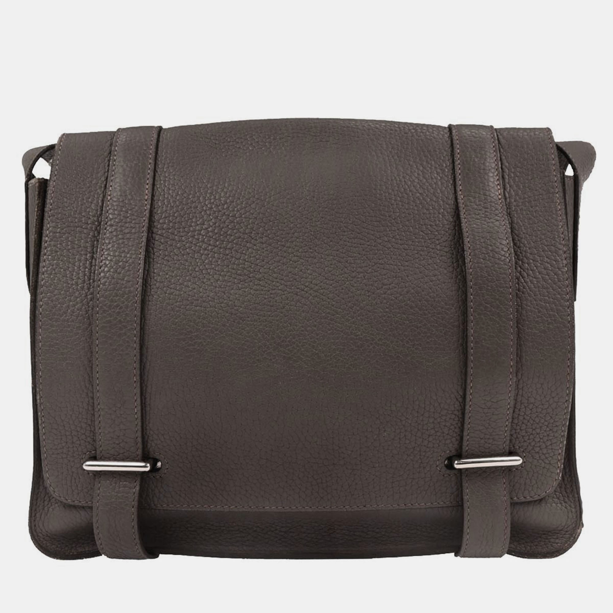 

Hermes Etain Taurillon Clemence Steve Caporal 27 Shoulder Bag, Brown