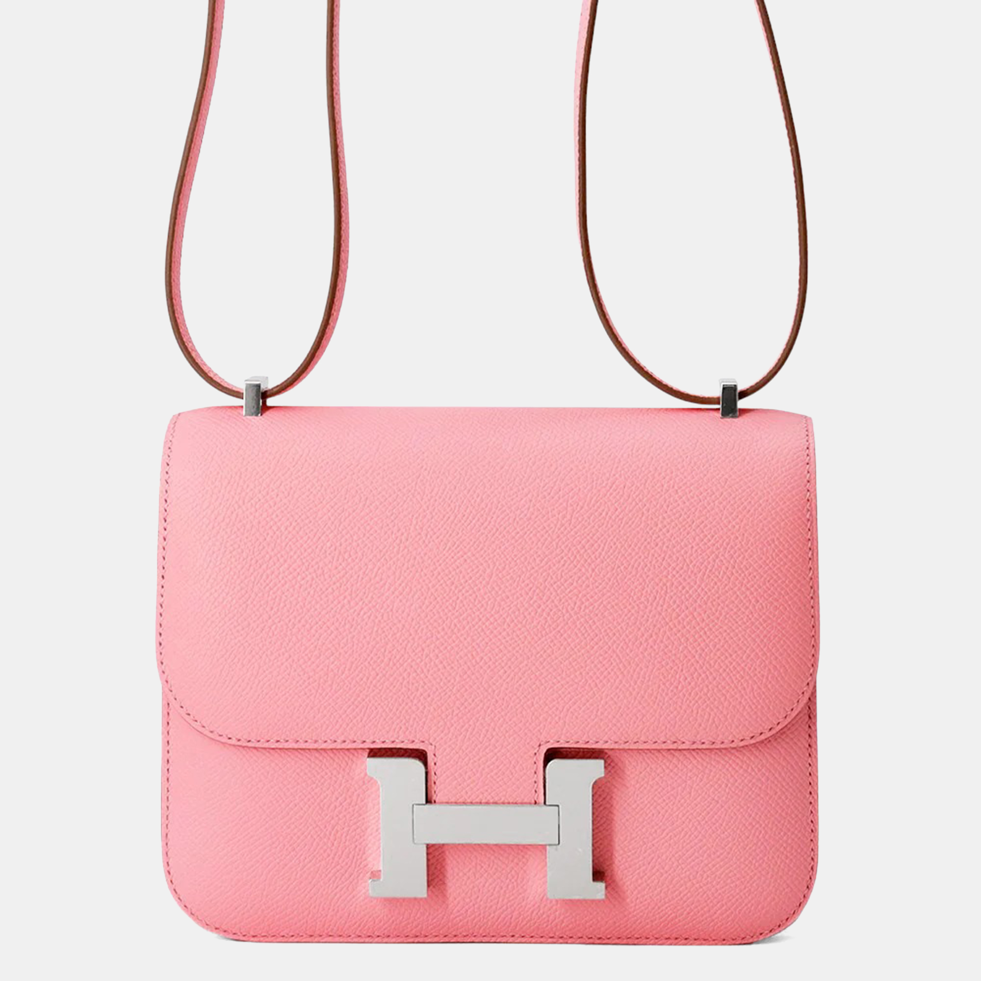 

Hermes Constance3 Size Mini Miroir Rose Confetti Epsom, Pink