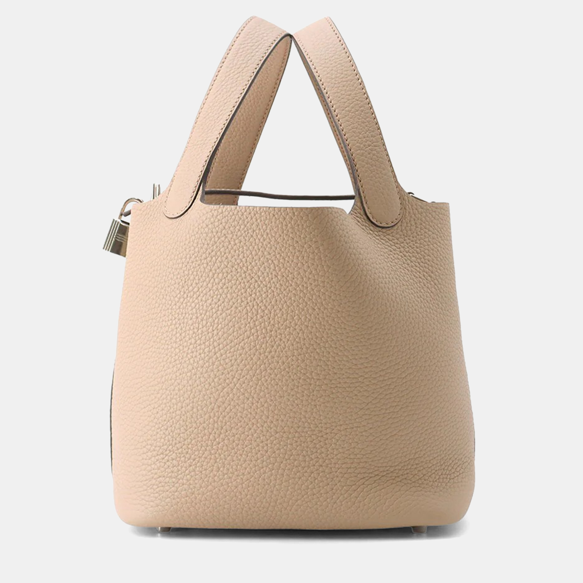 

Hermes Picotin Lock 18 Beige Marfa Taurillon Clemence Bag