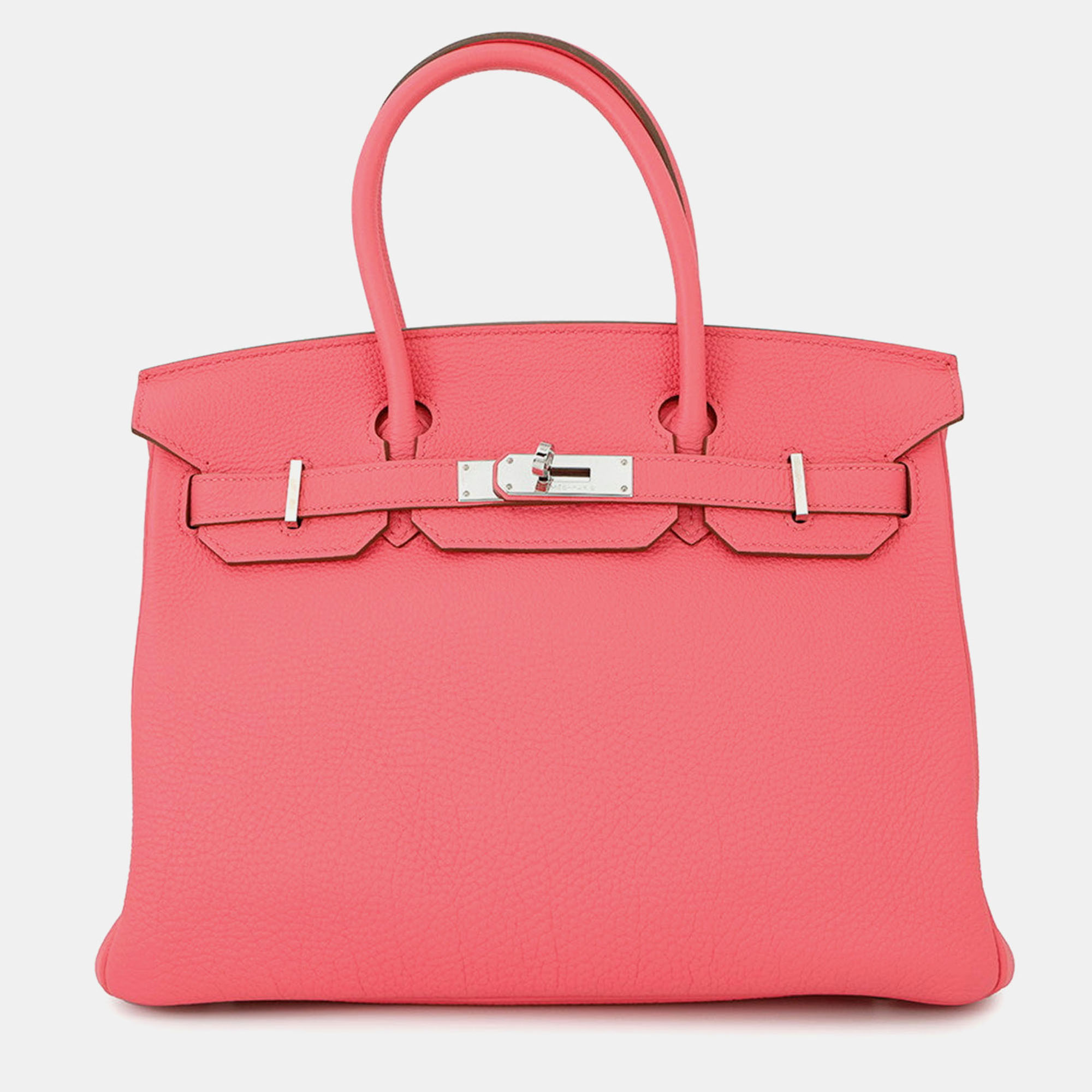 Pre-owned Hermes Birkin Rose Lipstick Togo Leather Size 30 In Pink