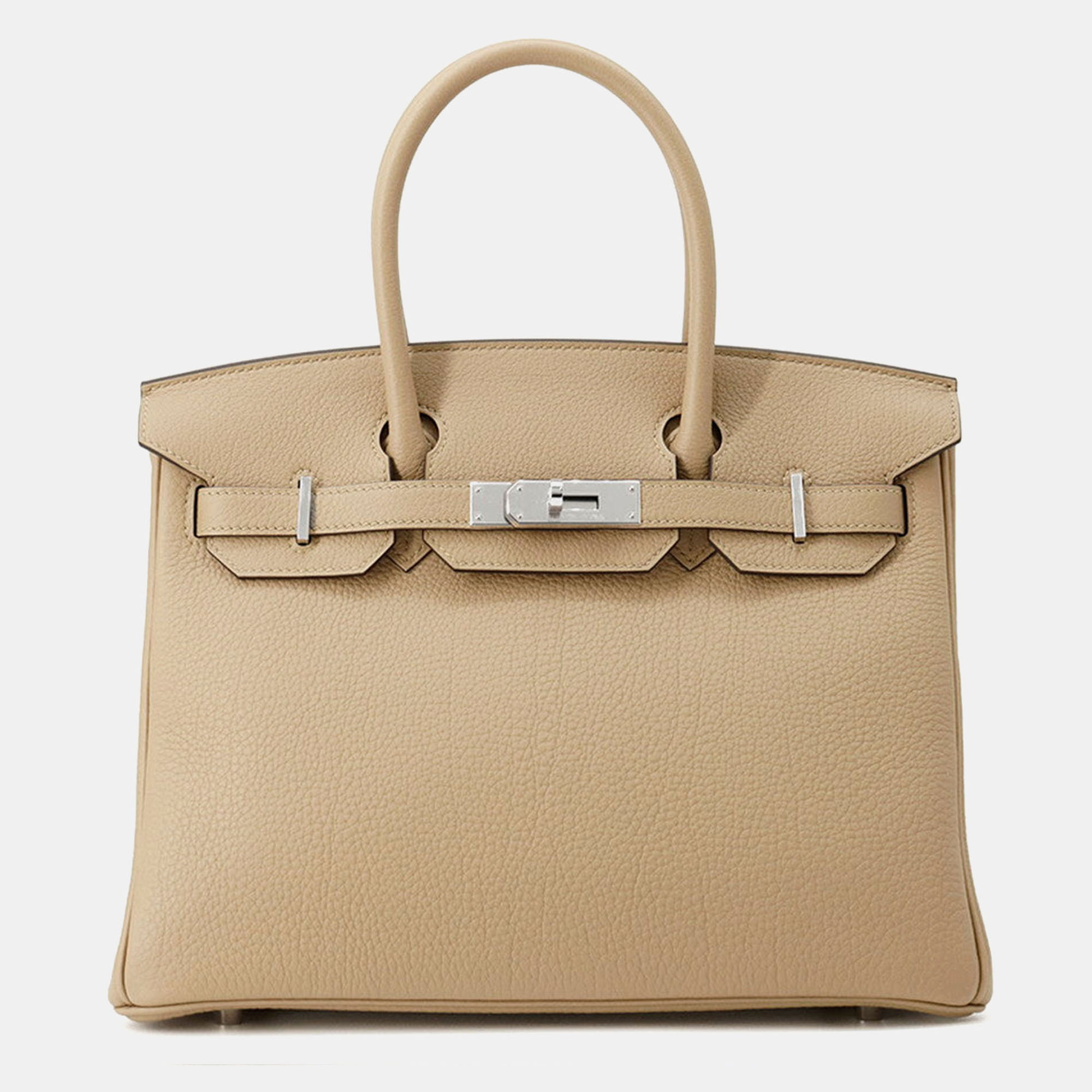 

Hermes Birkin Poussiere Togo Leather Size, Beige