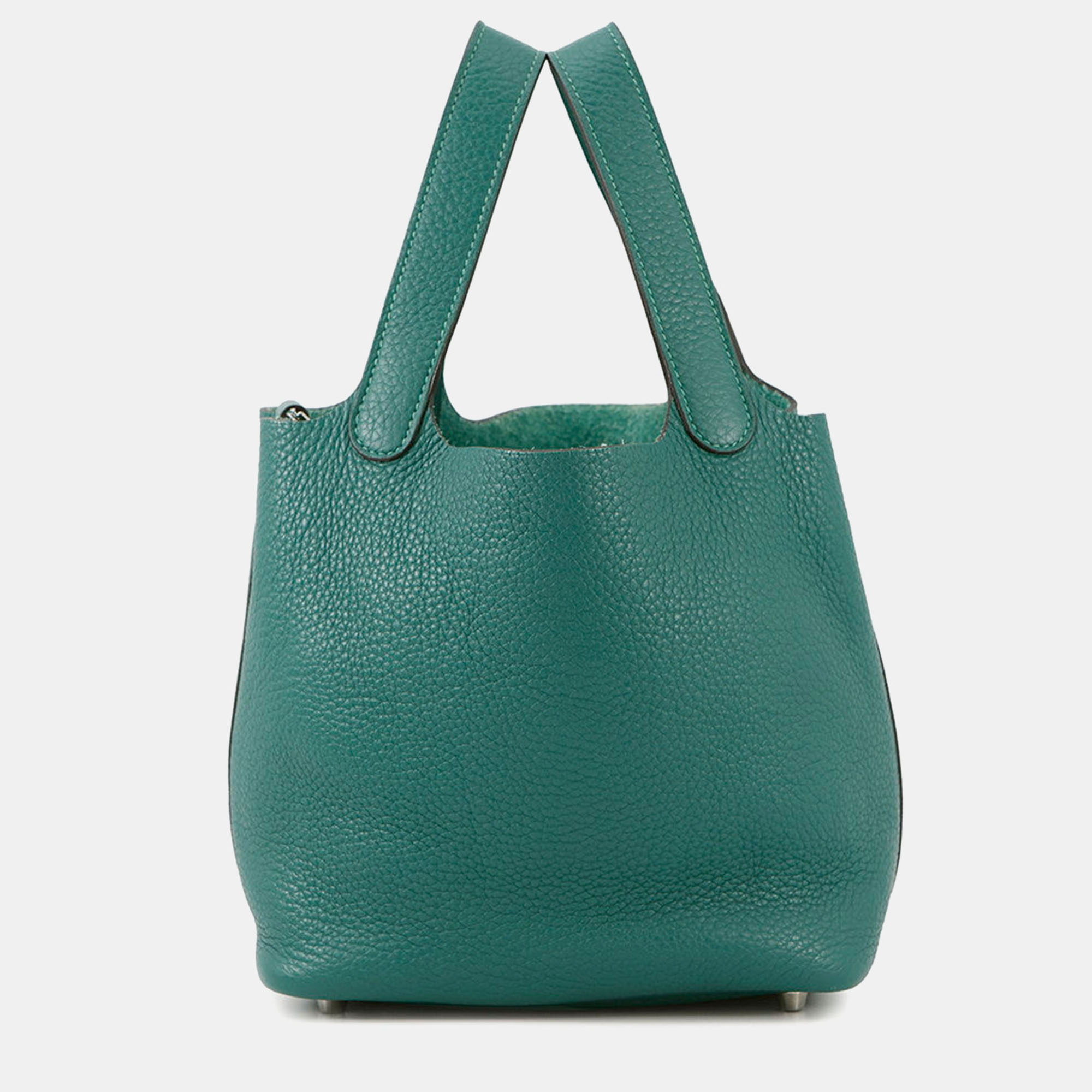 

Hermes Picotin Lock Malachite Taurillon Clemence Size PM, Green