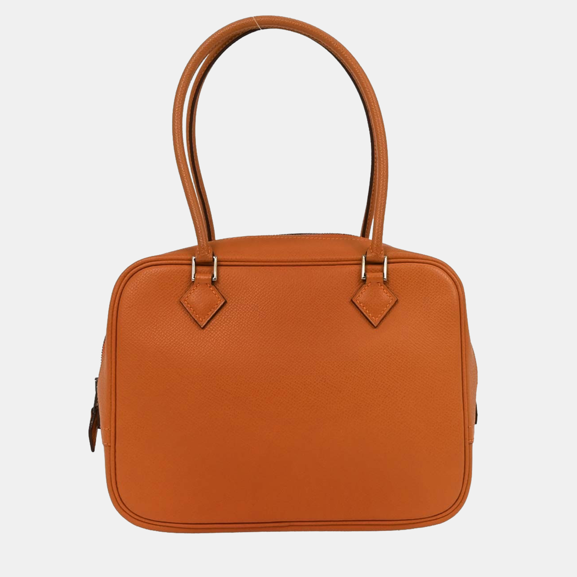 

Hermes Orange Epsom Mini Plume Handbag