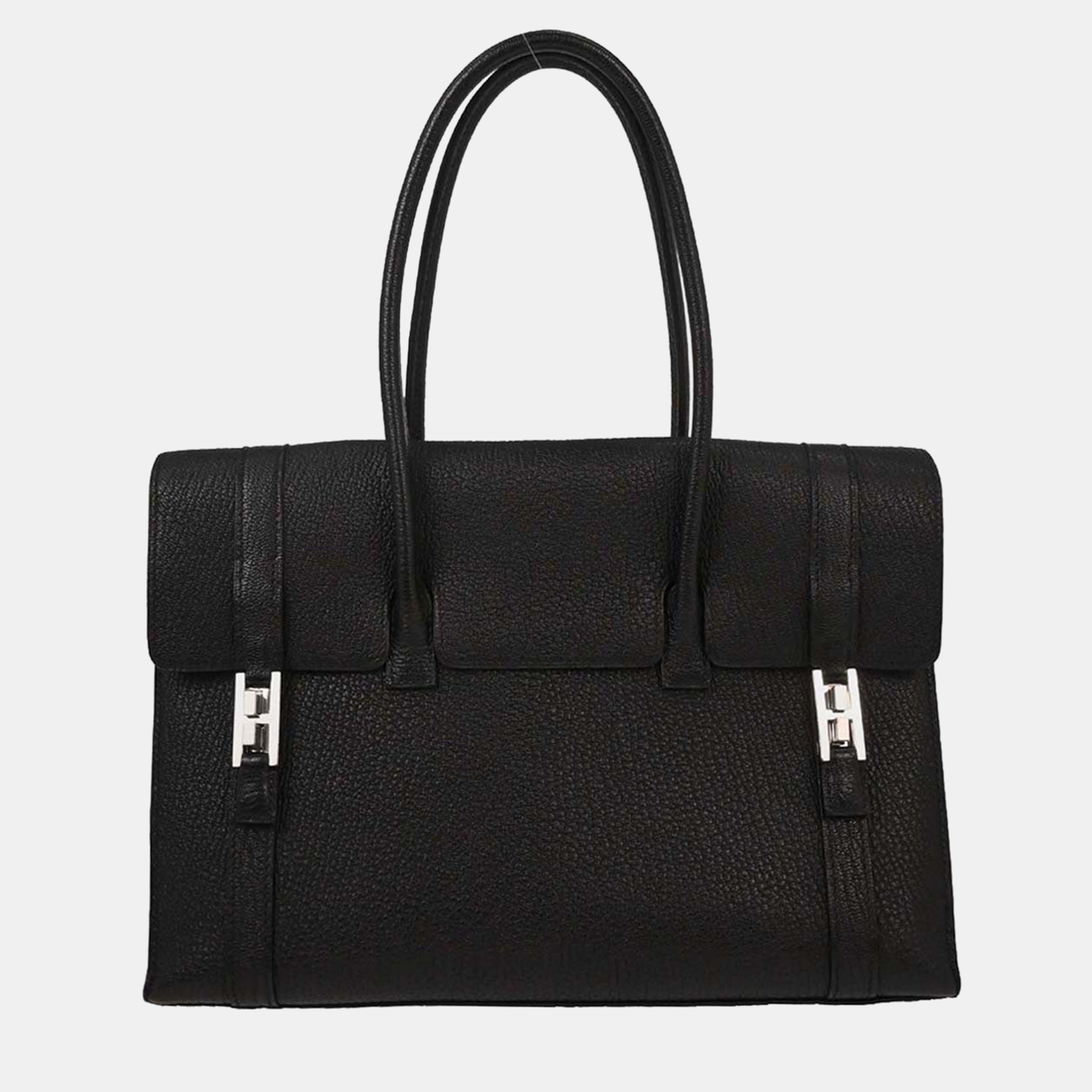 

Hermes Black Chevre Myzore Drag 2 32 Handbag