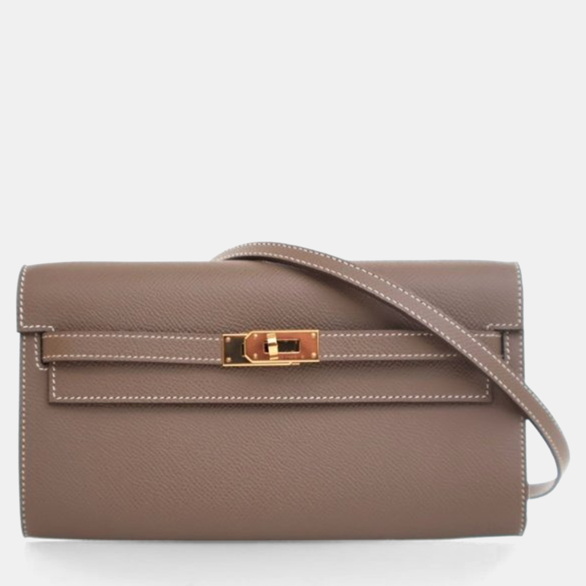 

Hermes Etoupe Epsom Kelly To Go Wallet, Brown